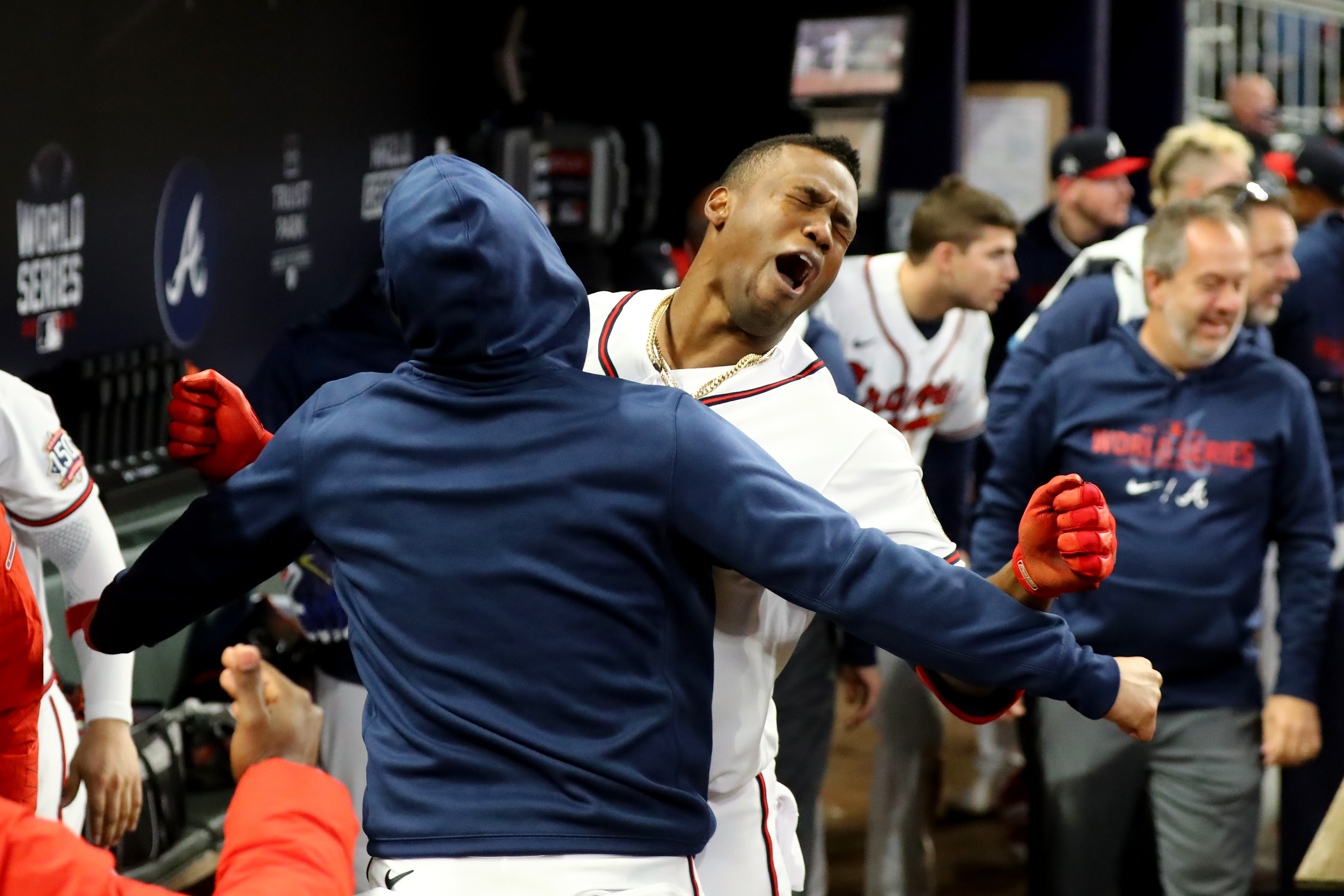 SPORTSPHOTOSUSA Jorge Soler 3 Run Home Run Atlanta Braves World Series  Champions 8X10 Photo