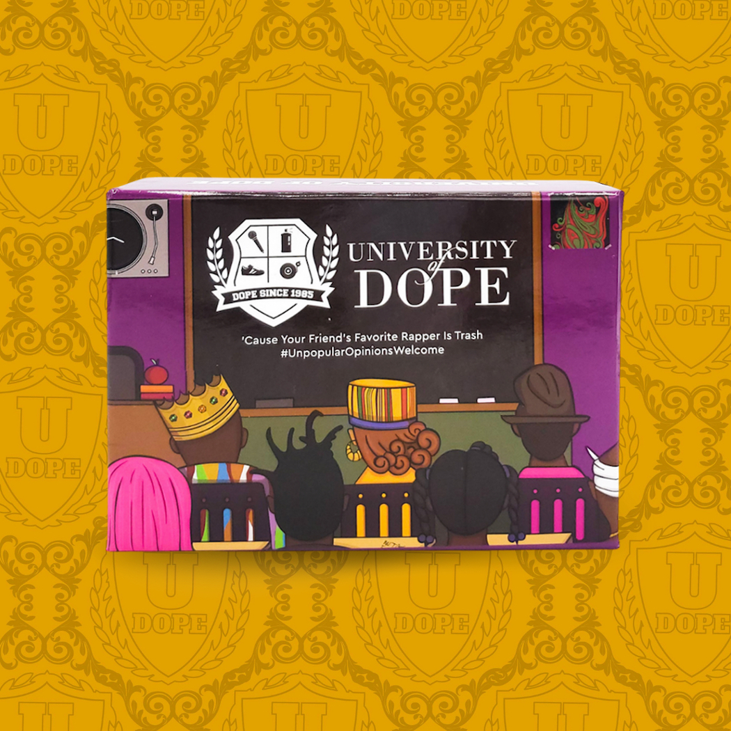 Lovers of hip-hop culture will appreciate a good card game to test their knowledge and a box set from University of Dope
Courtesy of University of Dope