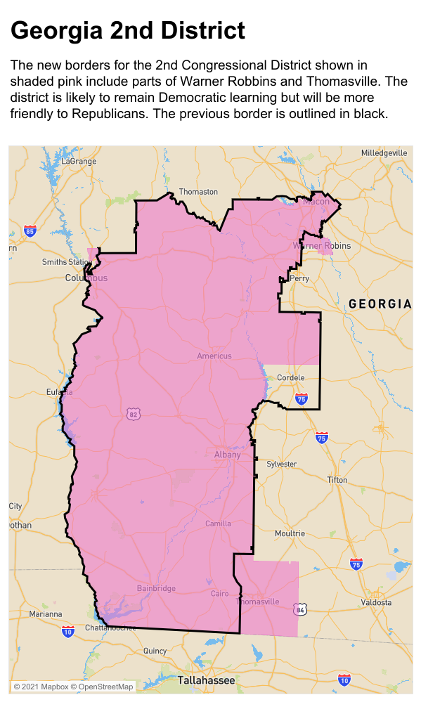 Redistricting puts southwest Georgia congressional district into play ...