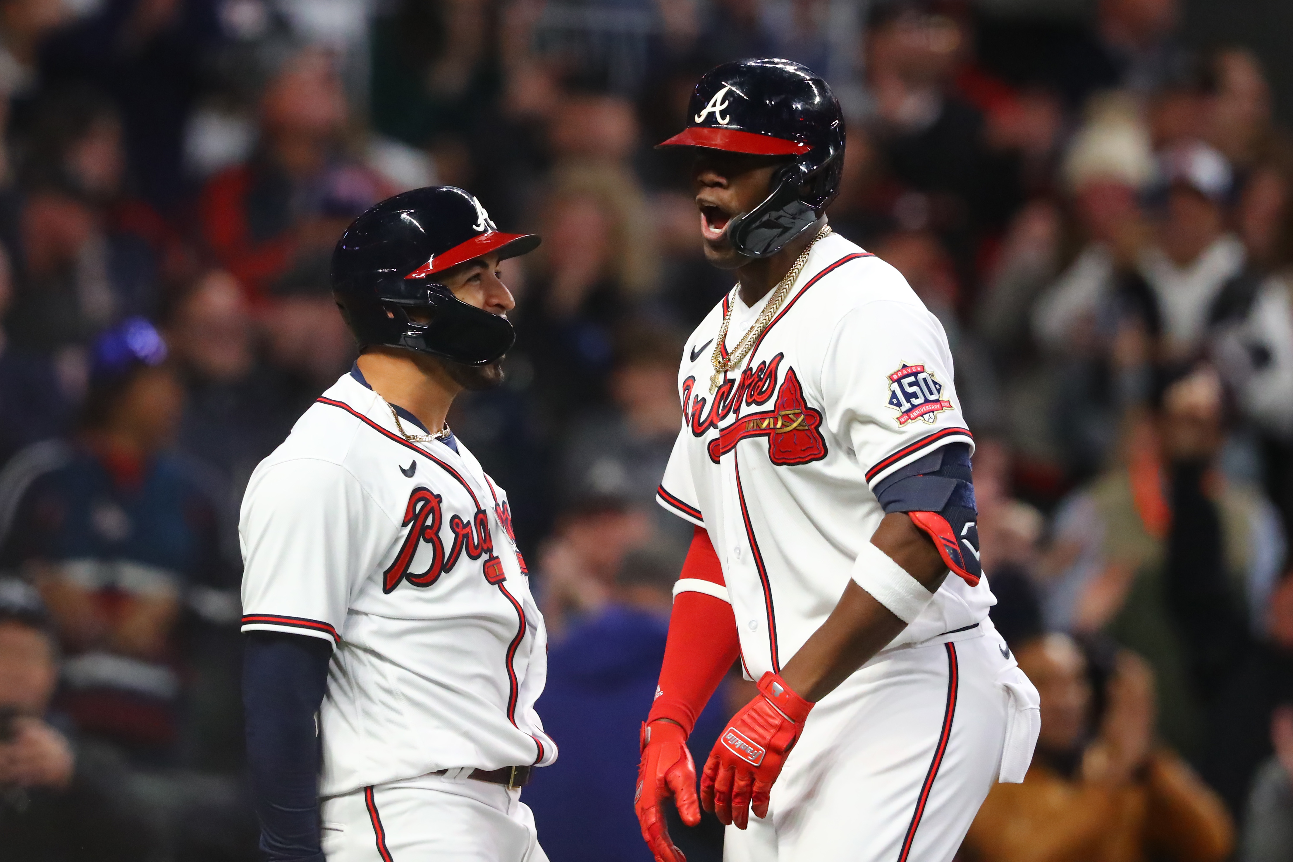 SPORTSPHOTOSUSA Jorge Soler 3 Run Home Run Atlanta Braves World Series  Champions 8X10 Photo