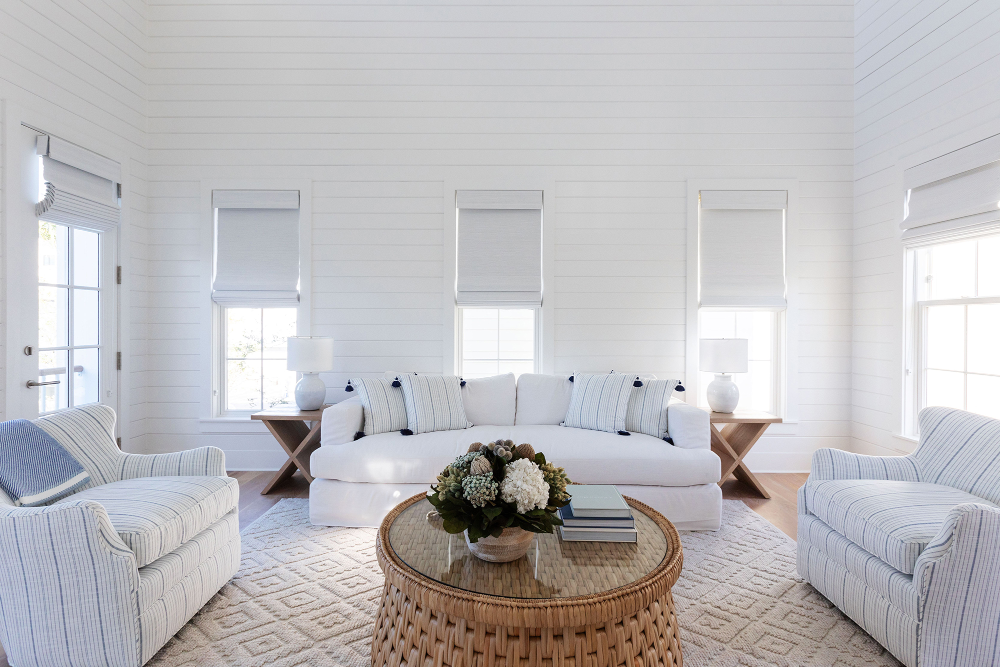 The Court near Santa Rosa beach provides a base for visitors to relax and unwind in elegant beach-inspired surroundings.
Courtesy of The Court