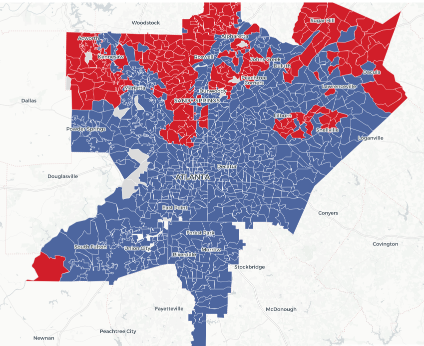 Atlanta Georgia Political Map - Dorree Kassandra