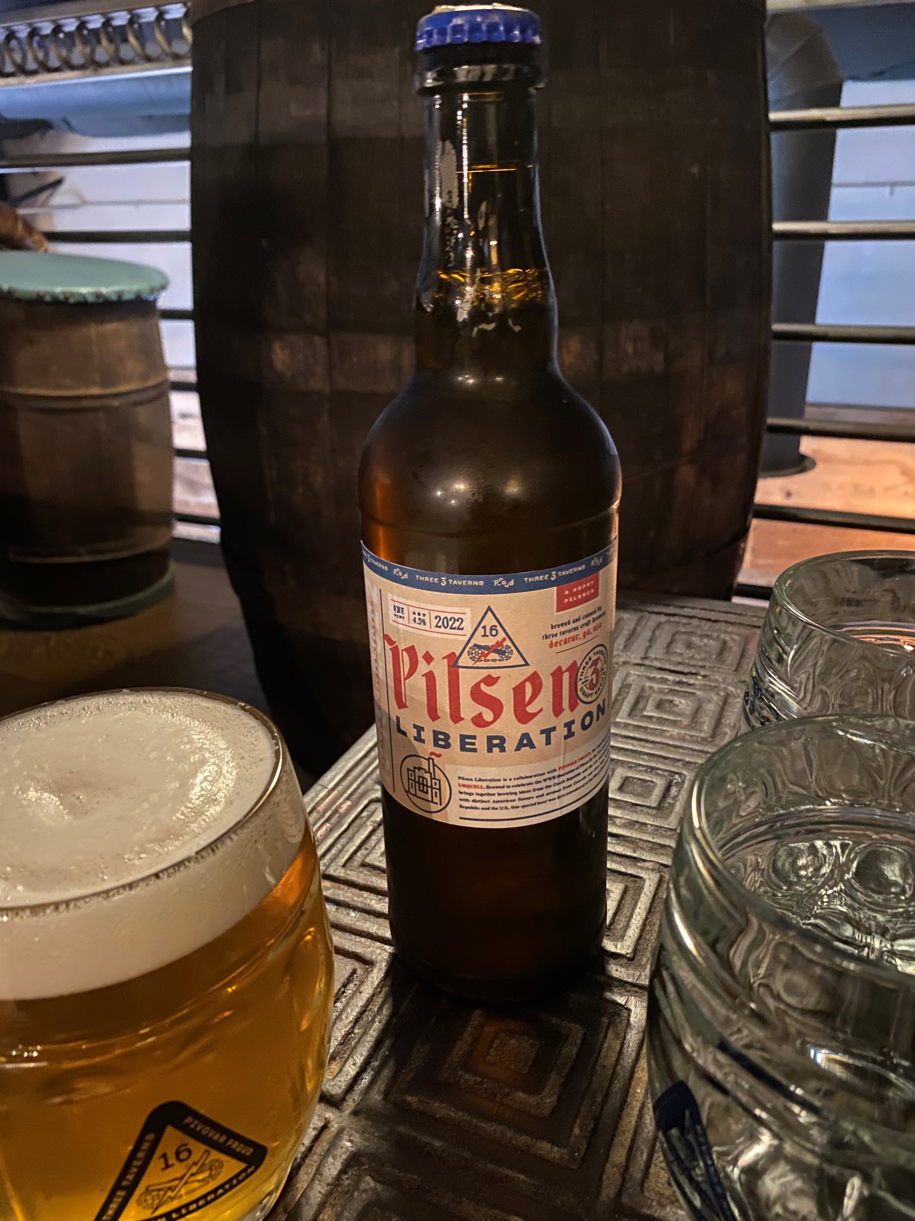 Pivovar Proud bottled its Czech version of Pilsen Liberation and sent samples to Three Taverns.
Bob Townsend for The Atlanta Journal-Constitution