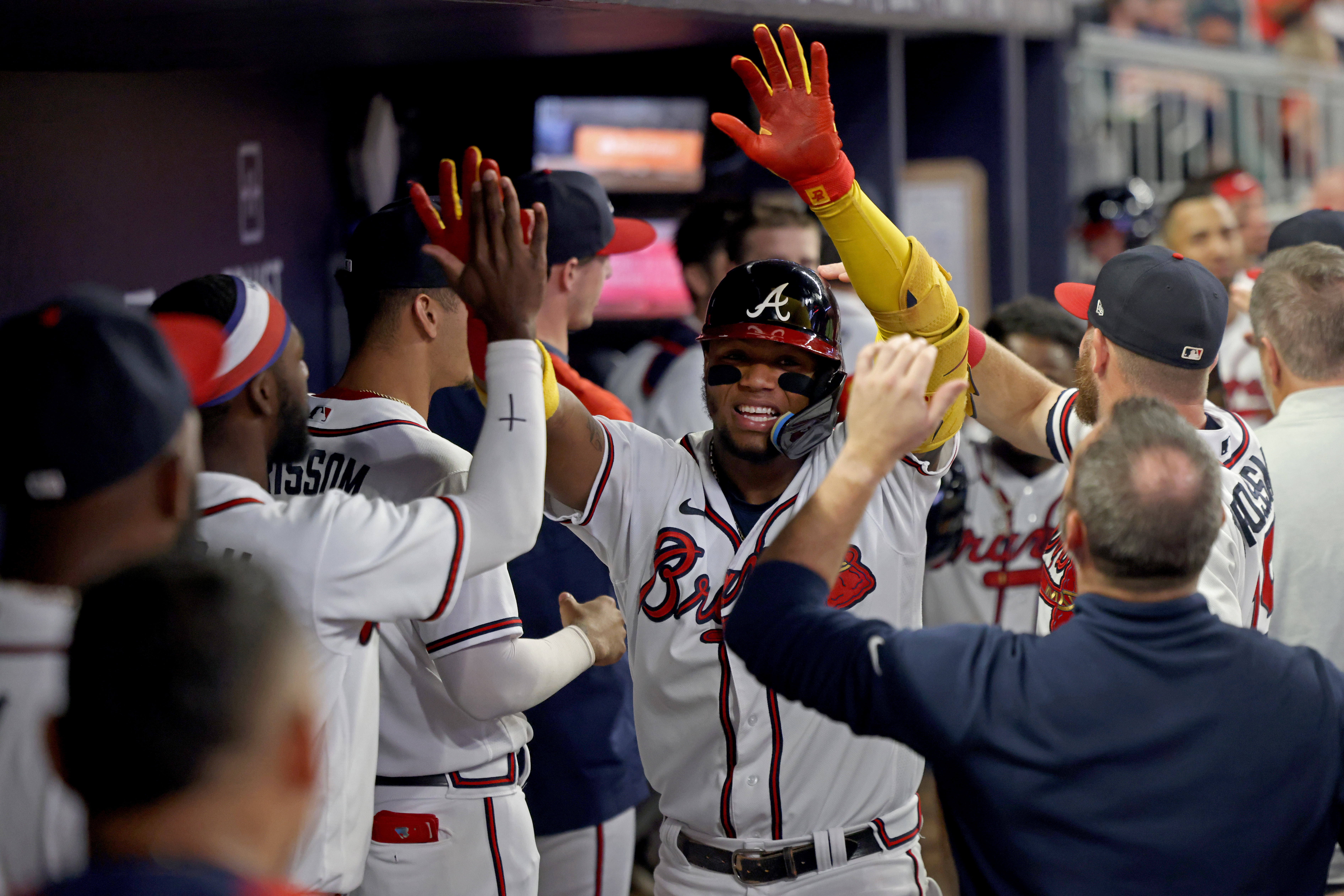 Ronald Acuña leads Braves over Phillies; Ozzie Albies suffers