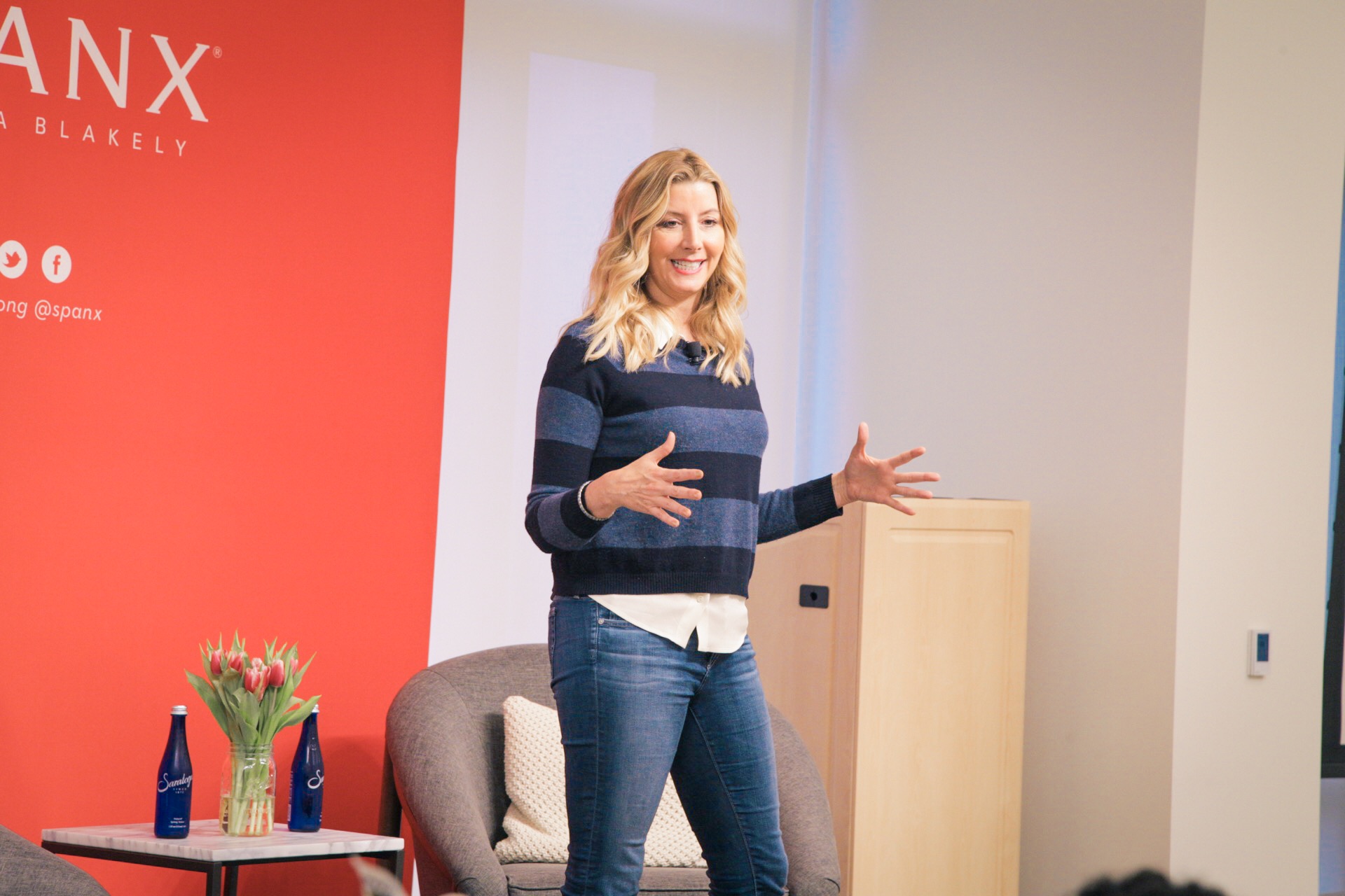 Spanx founder, Sara Blakely, provides money and mentoring to 10