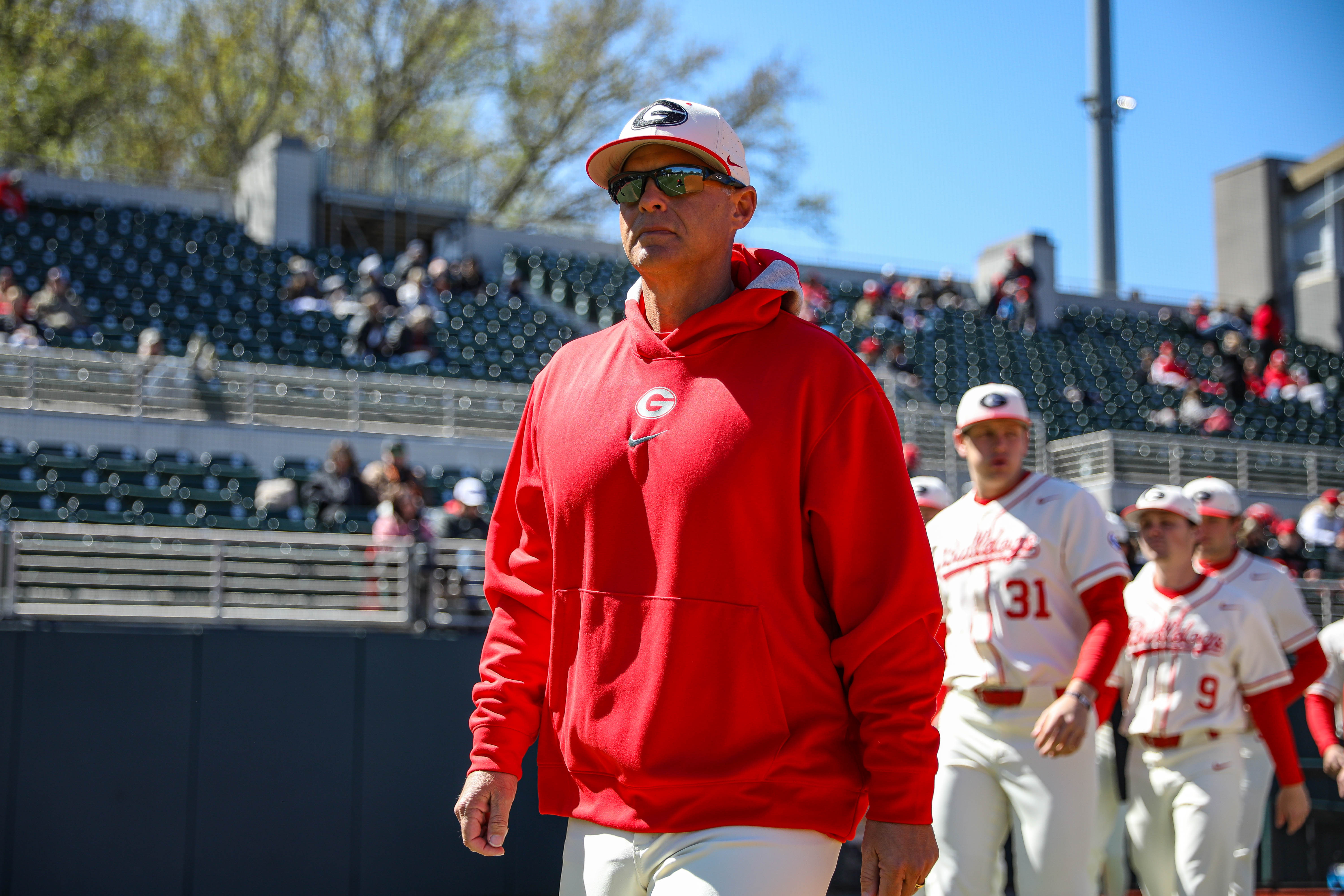 Georgia baseball looks even series against Auburn, flush heart