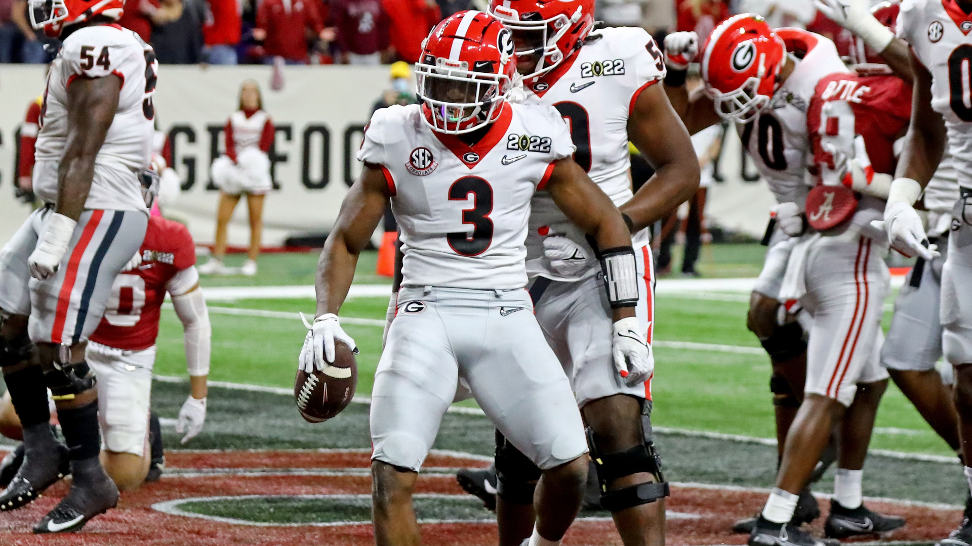 Georgia's Channing Tindall selected with 102nd pick in NFL draft