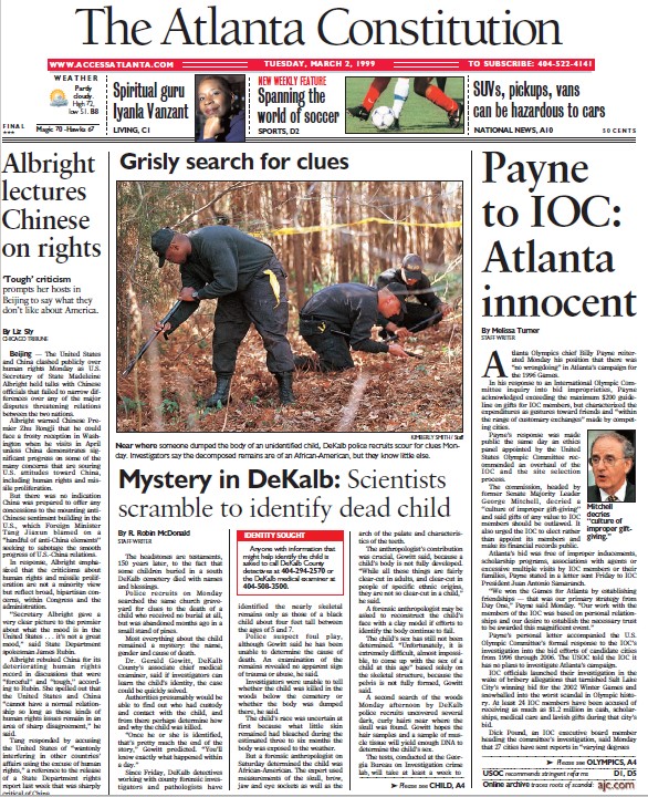 How the AJC covered the 1999 death of 6yearold William DaShawn Hamilton