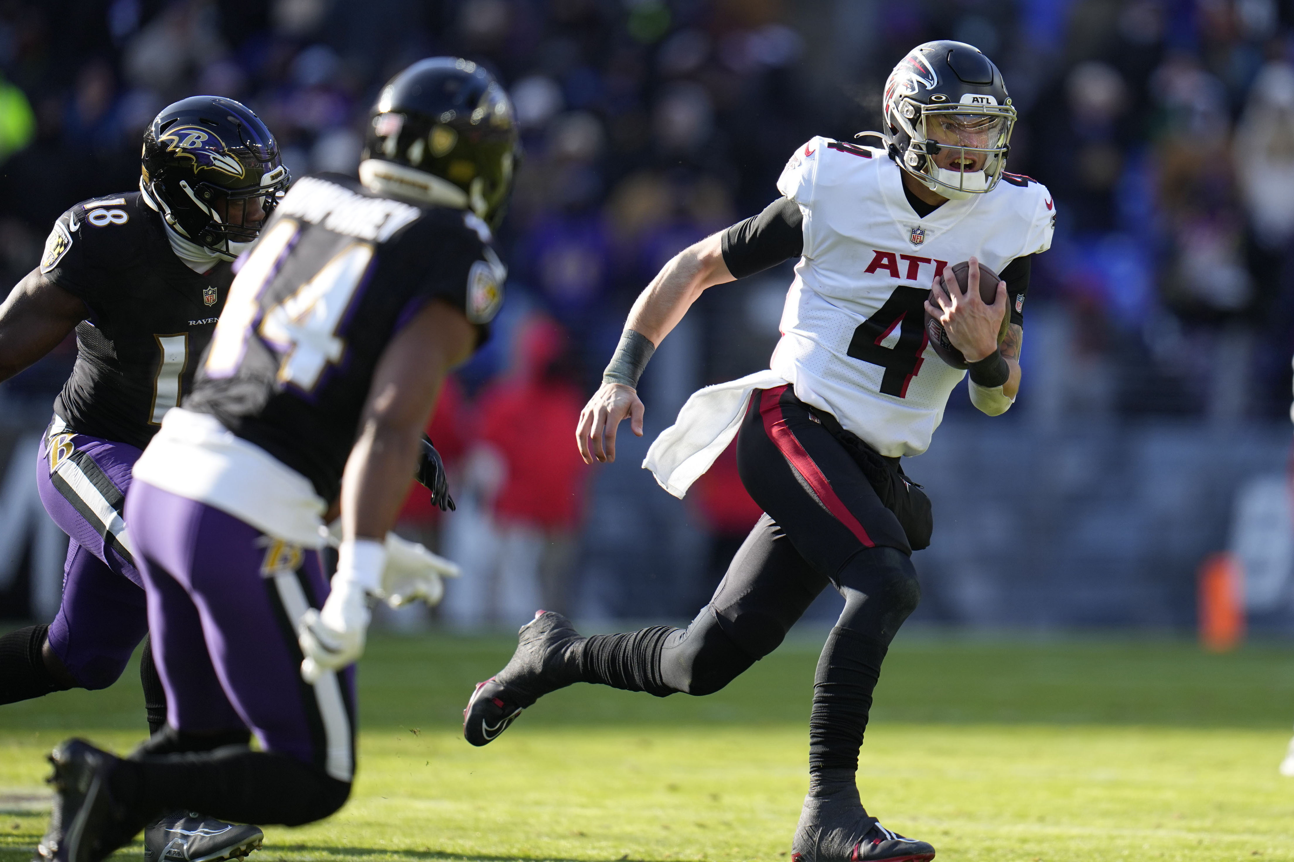 Ravens prevail over Falcons in frigid conditions Saturday