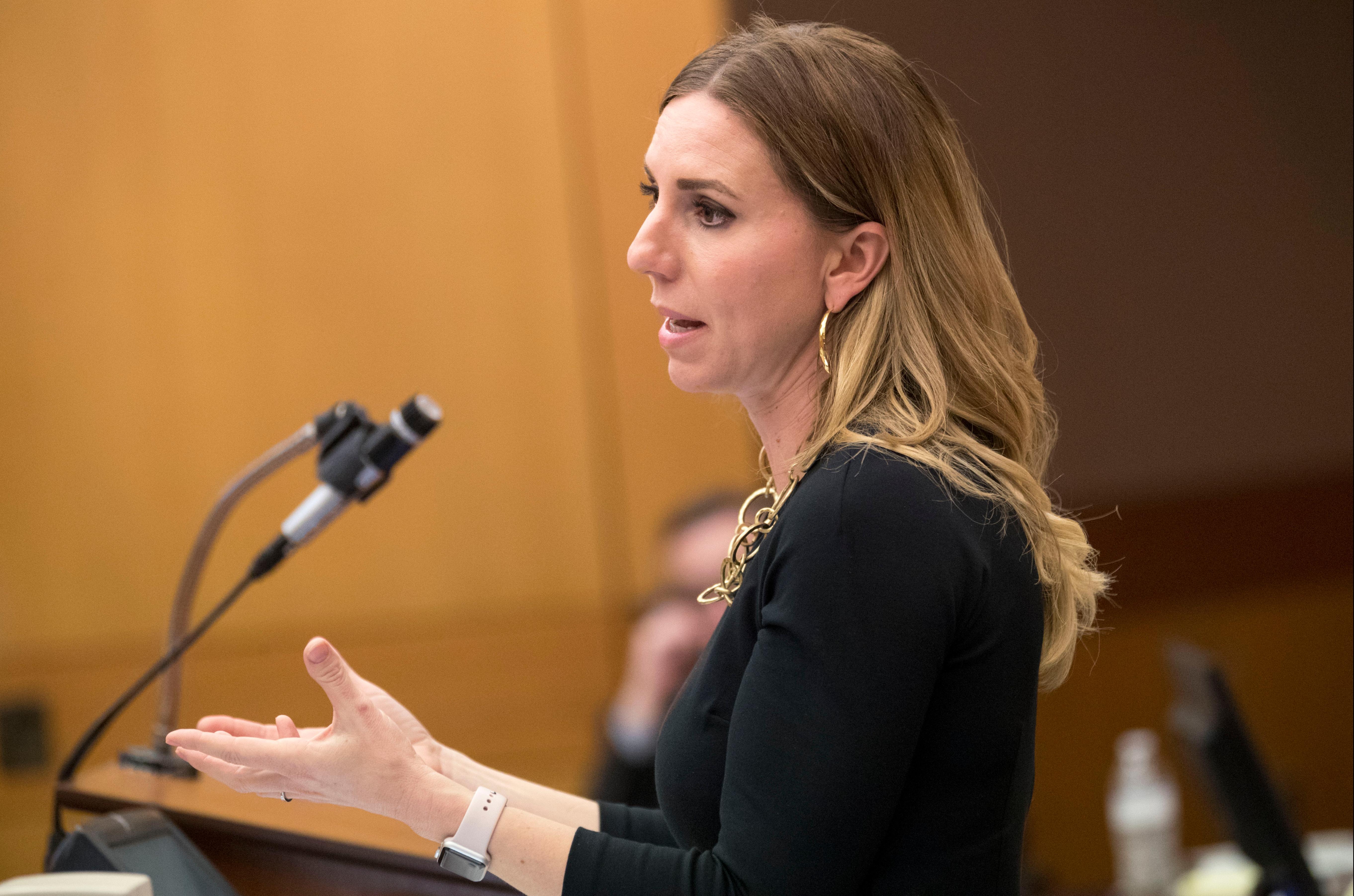 03/27/2018 -- Atlanta, GA - Defense attorney Amanda Clark Palmer ALYSSA POINTER/ALYSSA.POINTER@AJC.COM