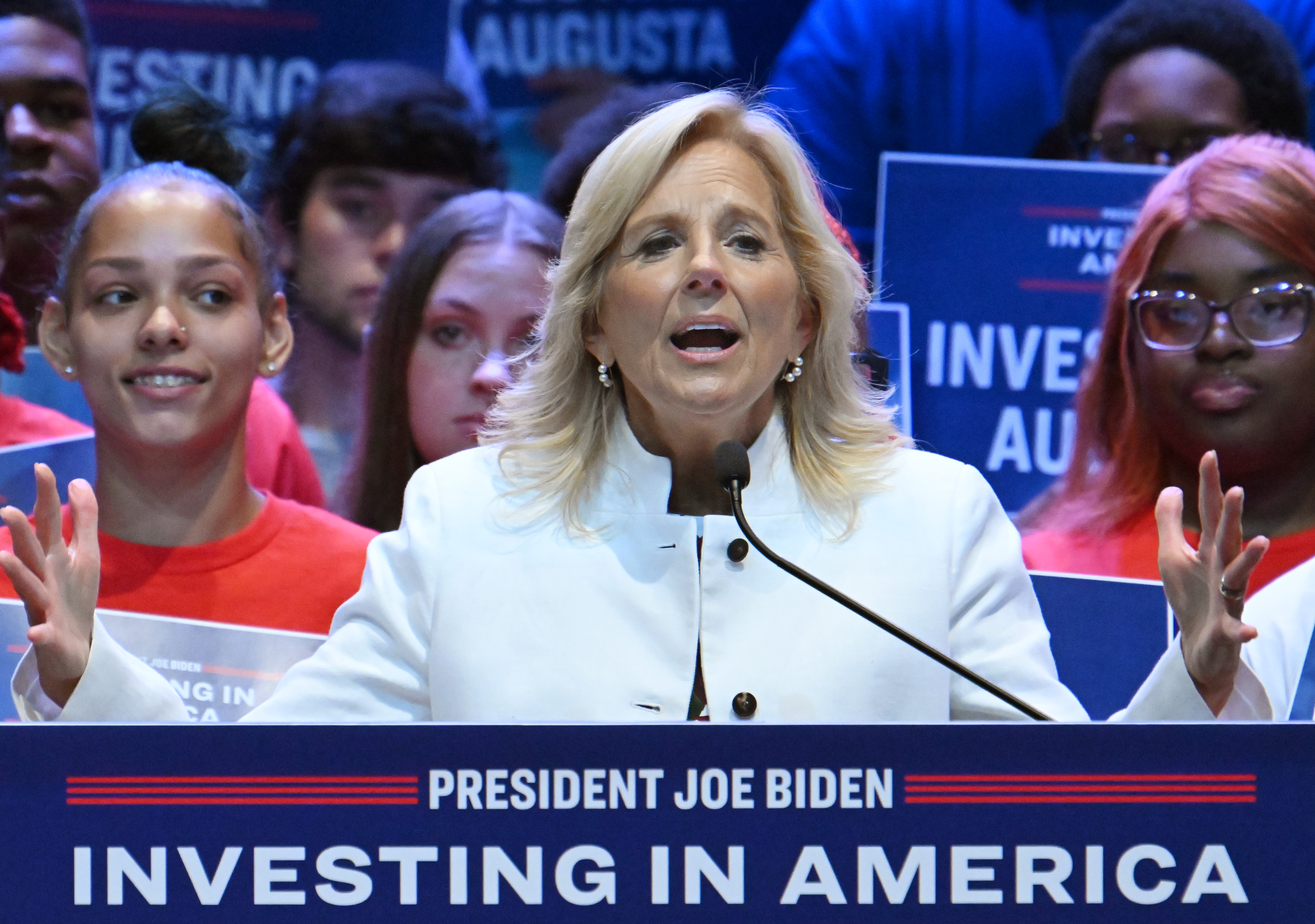 Jill Biden hints second term