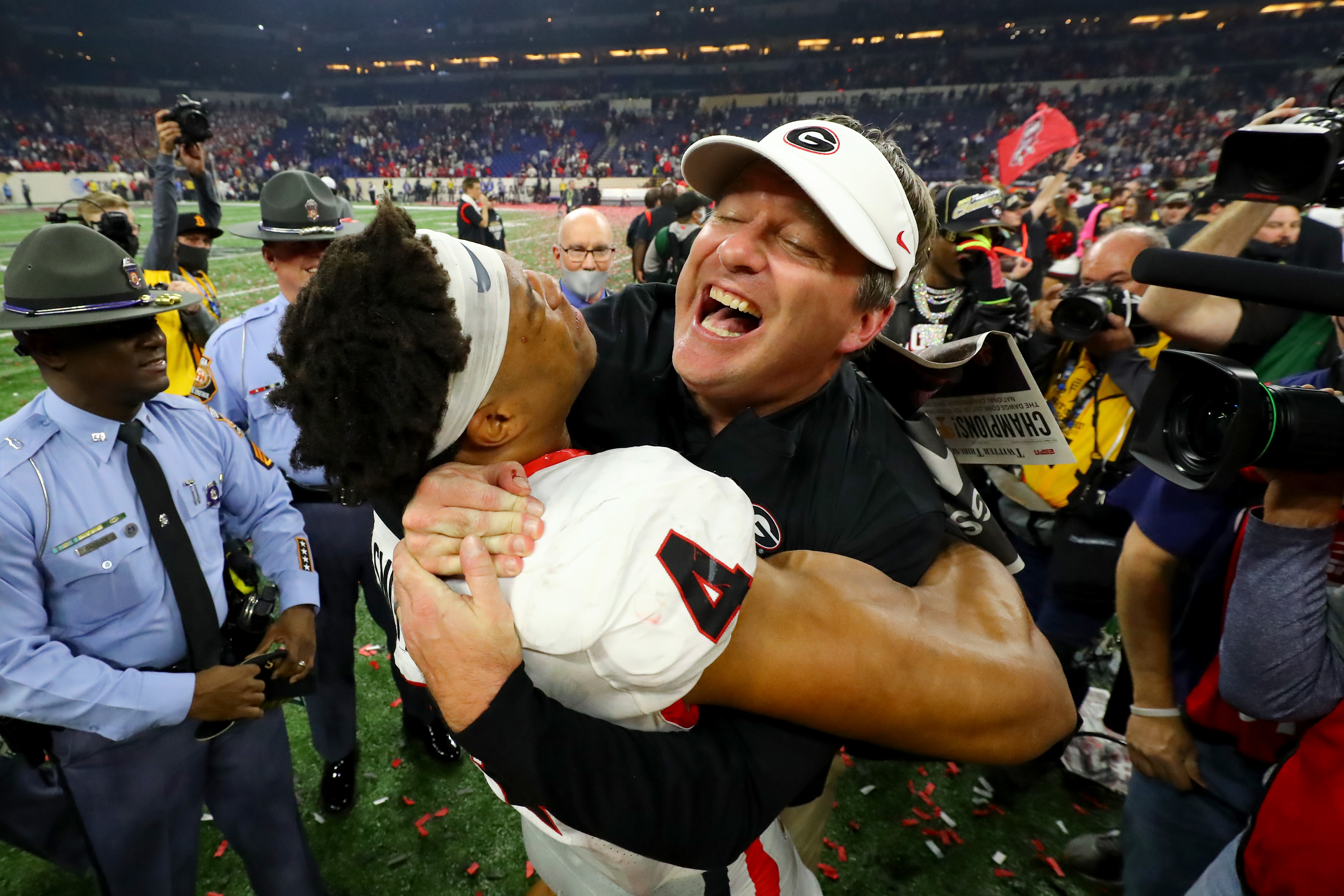 Georgia wins its first national championship in college football since 1980