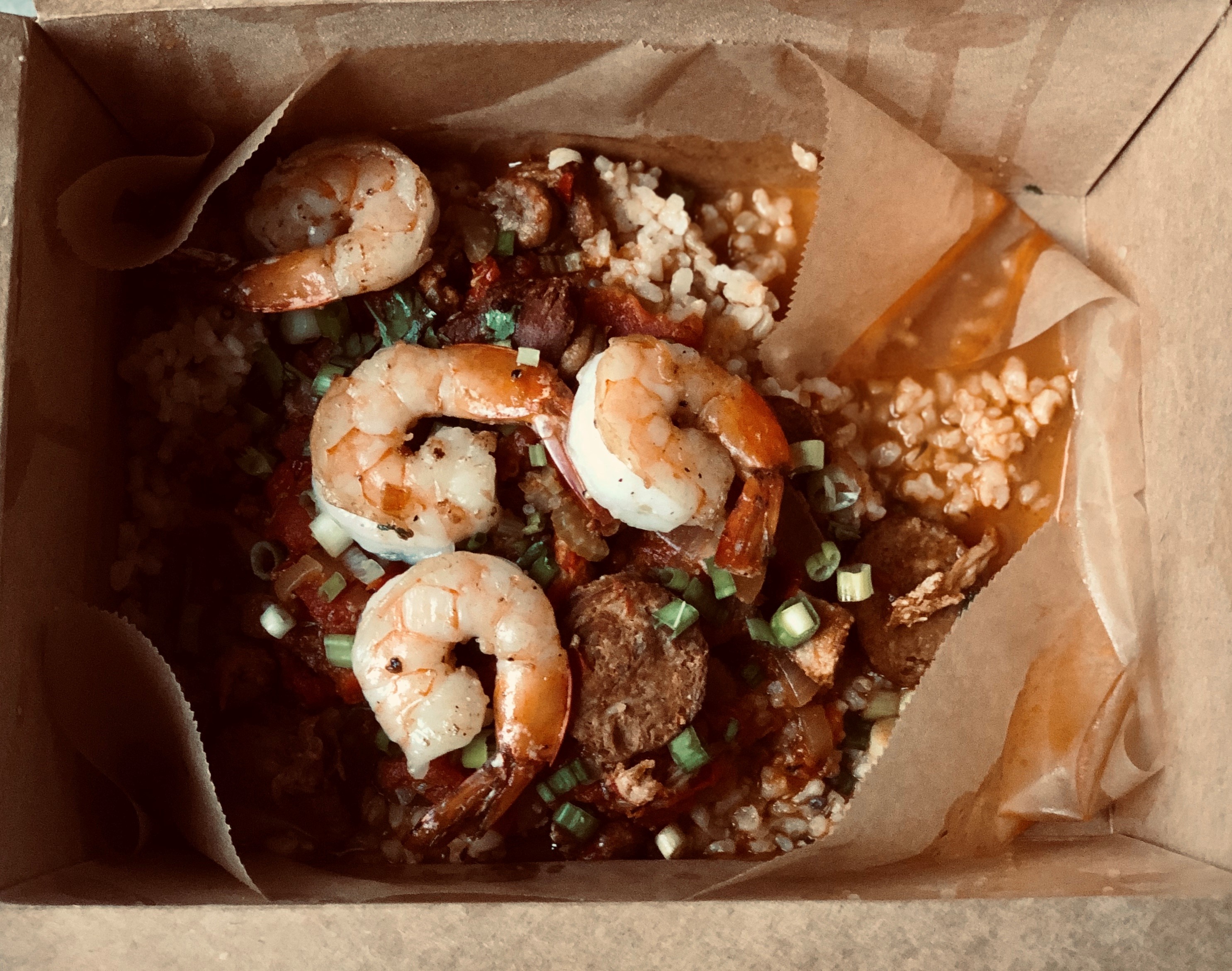 Jambalaya is available for takeout at Full Commission. CONTRIBUTED BY WENDELL BROCK