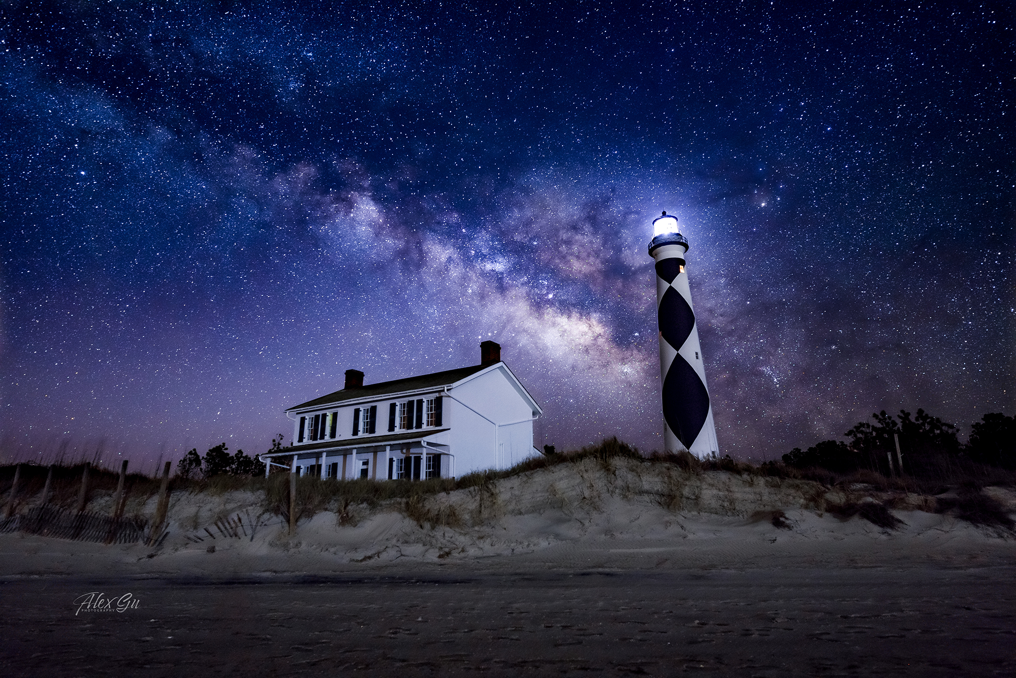 The Cape Lookout National Seashore along North Carolina's Outer Banks was recently named an International Dark Sky Park.
Courtesy of Alex Gu