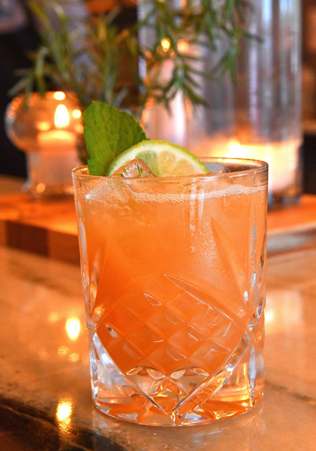 GuaviQ Cocktail, Don Q Oak Barrel Spiced & Cristal Rum, guava puree, lime juice. (Contributed by Chris Hunt Photography)