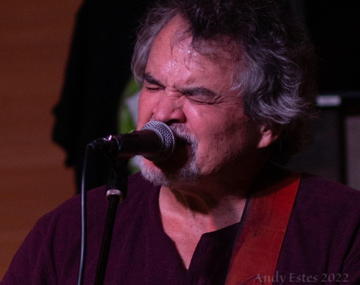 Russell Brown founded Magnolia Express just before the pandemic; the group began to stream live concerts to build its audience. (Photo by Andy Estes)