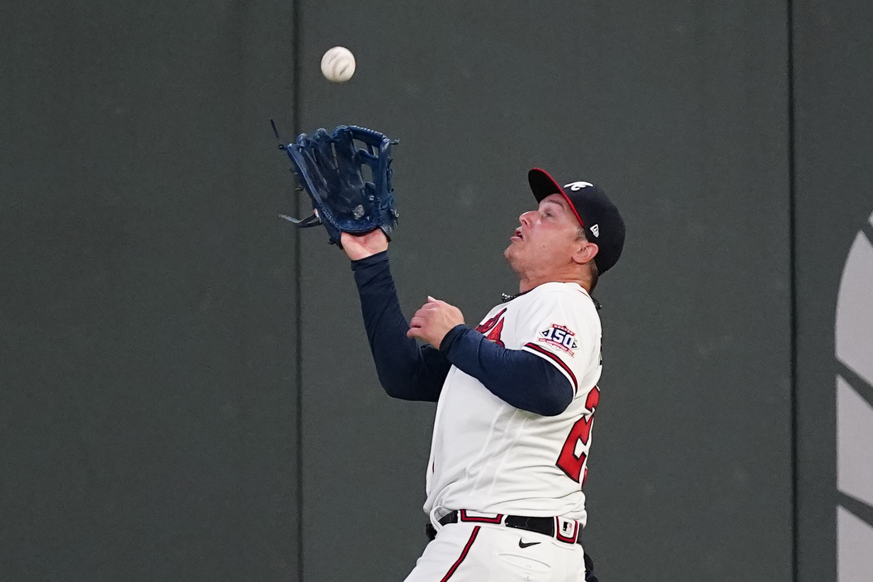 Photos: Joc Pederson hits home run as Braves play Rays