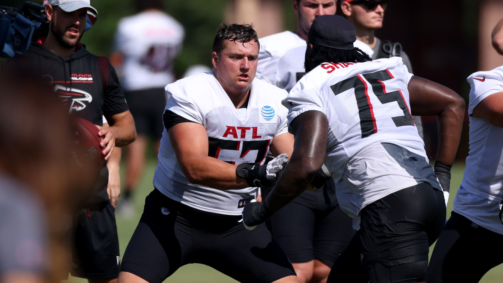 Falcons Building Blocks: Chris Lindstrom to anchor offensive line for a  long time