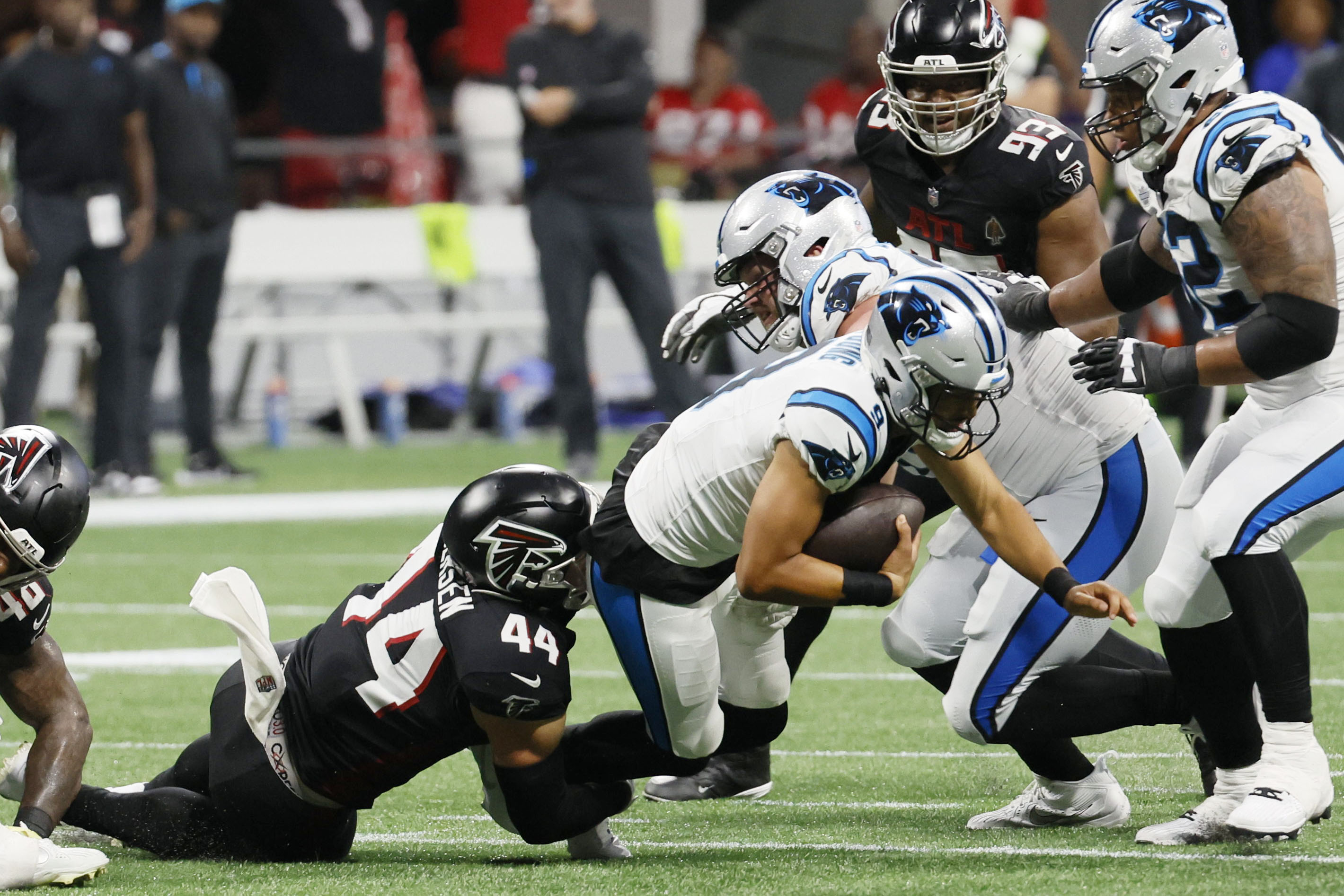 Falcons injury report: Troy Andersen in concussion protocol - BVM Sports