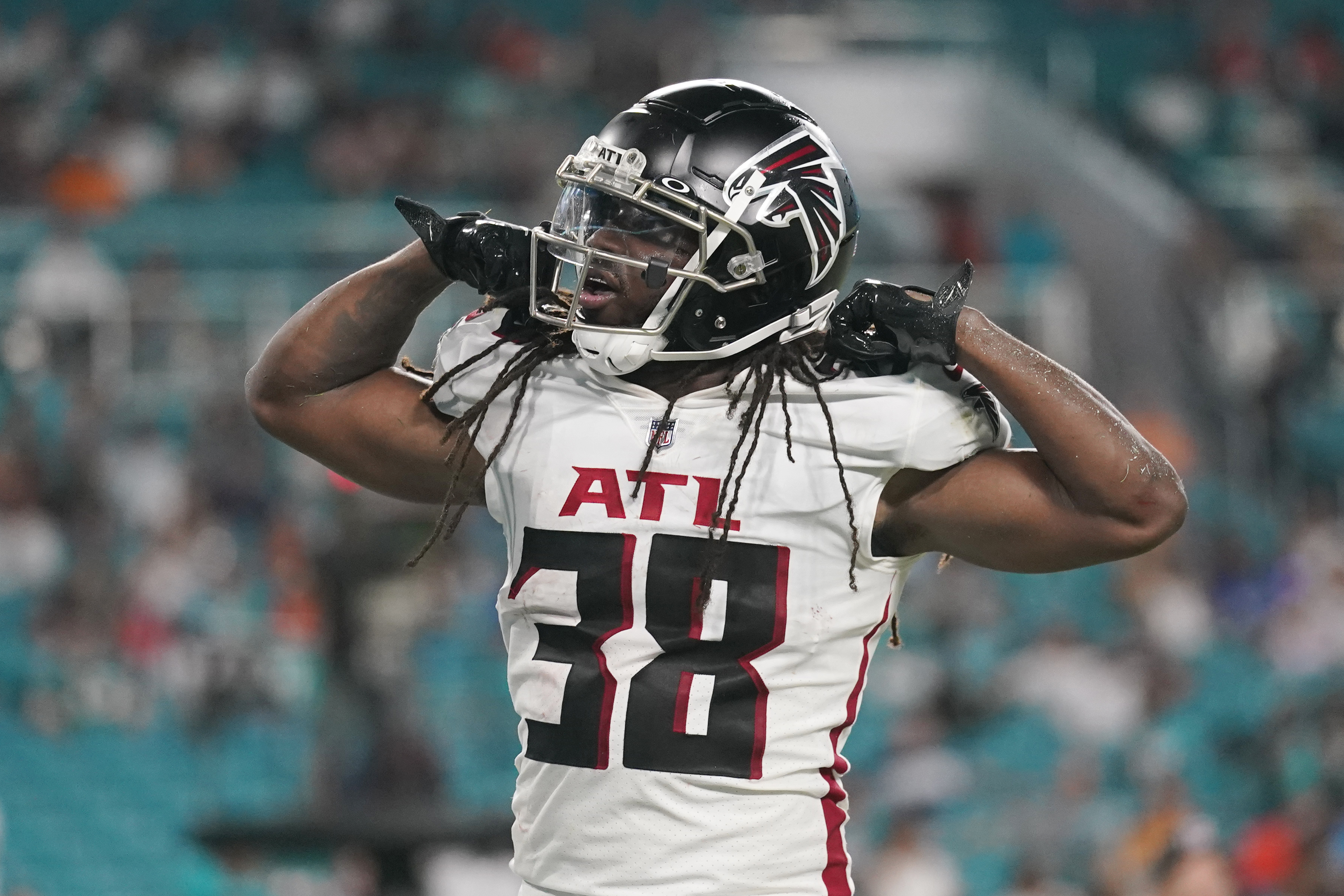 Free-agent RB D'Onta Foreman visiting with the Atlanta Falcons