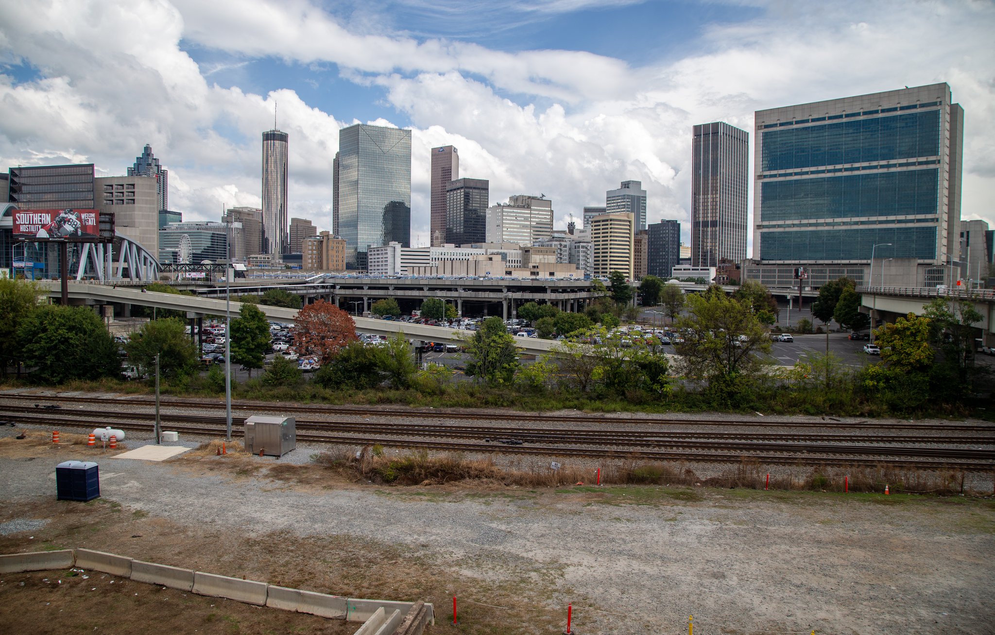“The Gulch” stretches from the Five Points MARTA station to Mercedes-Benz Stadium in Atlanta on Monday October 8th, 2018. (Photo by Phil Skinner)