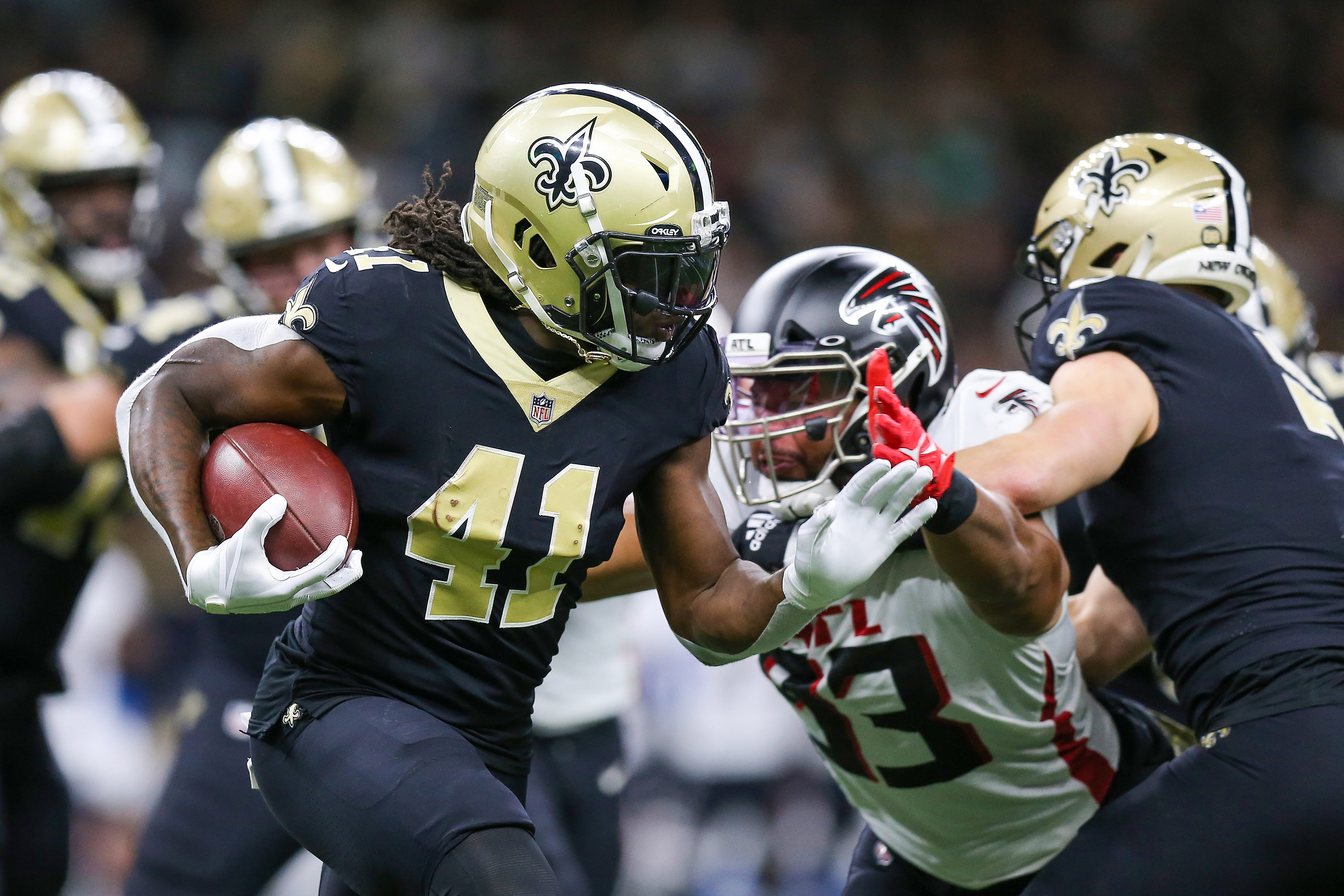 Falcons get past Saints