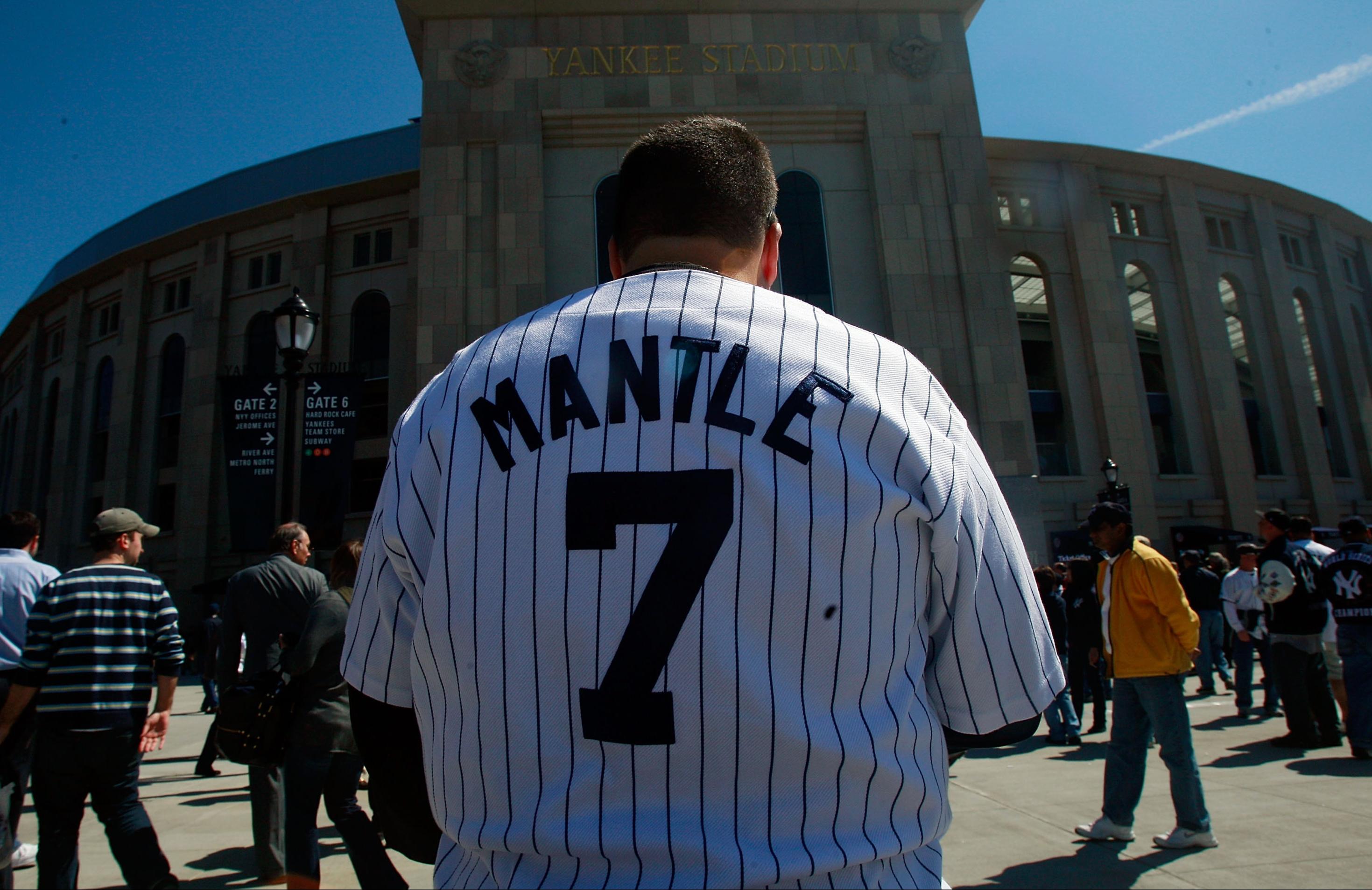 This game-worn Mickey Mantle jersey from 1958 shattered records