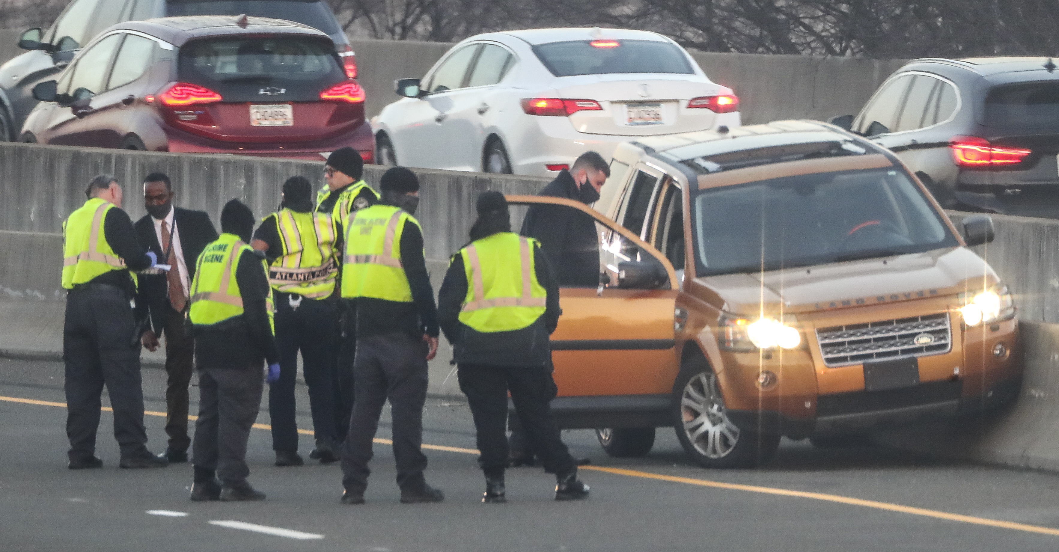 A man was found shot inside his vehicle in downtown Atlanta on Feb. 25.