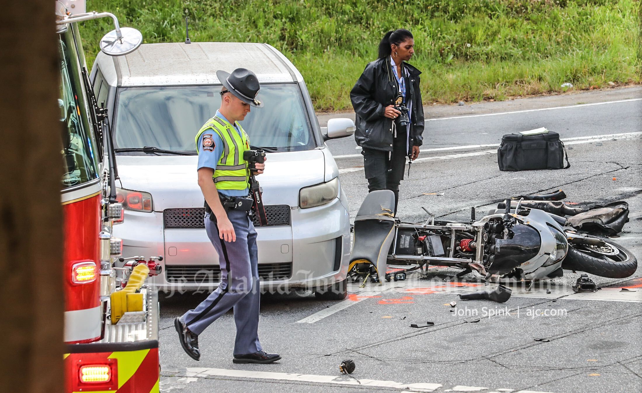 Horrific photos show fireball motorcycle crash that killed NFL