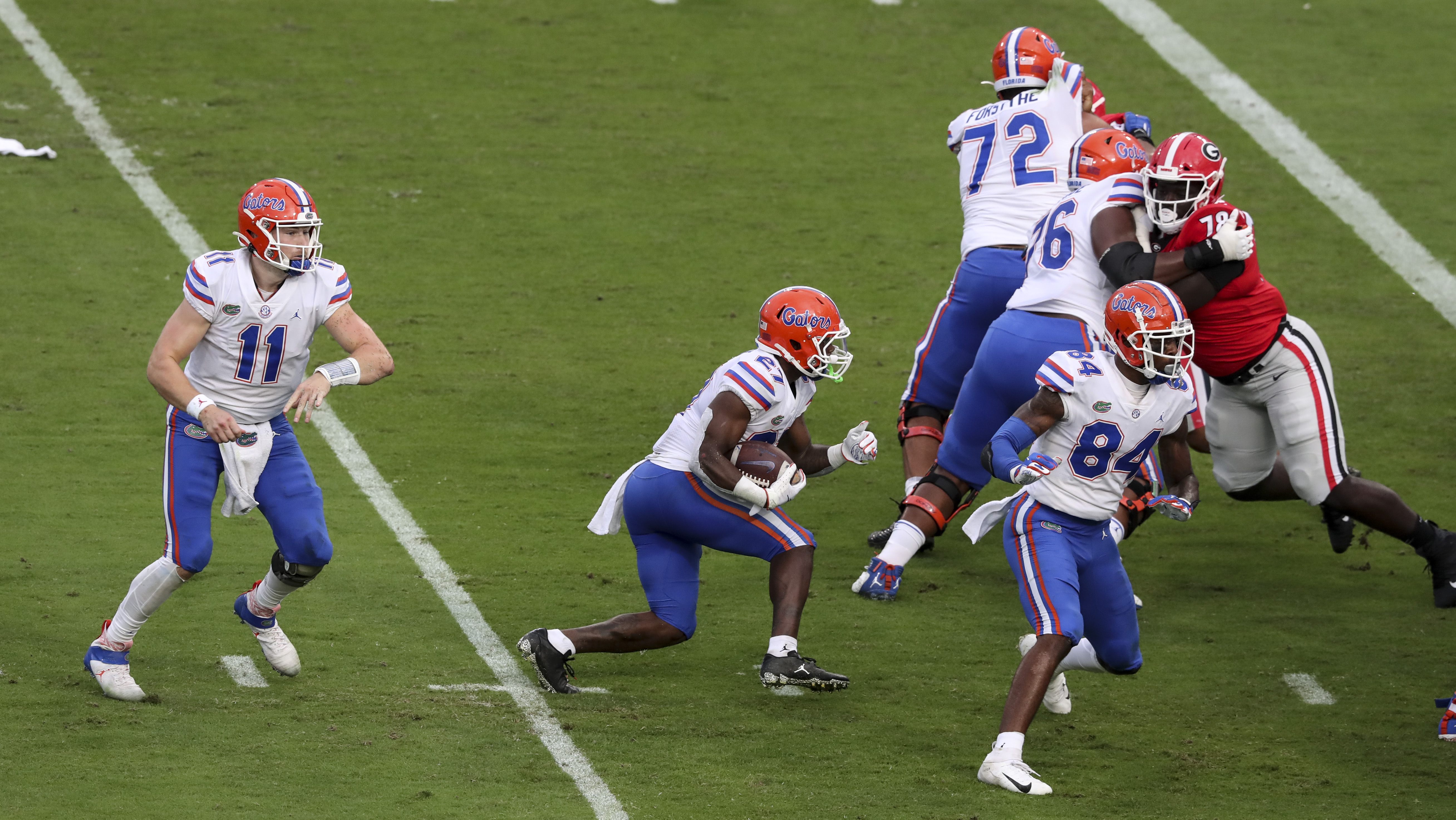 Florida quarterback Kyle Trask leads Gators over Georgia 41-28