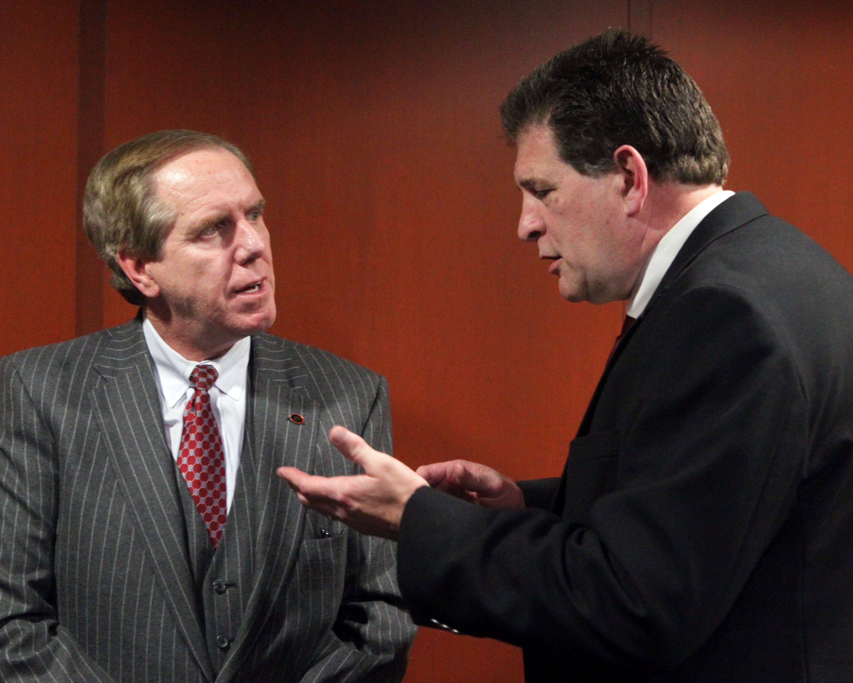 Randy Evans, left. PHIL SKINNER / PSKINNER@AJC.COM