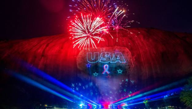 From Friday, July 1 through Tuesday, July 5, catch a Laser Show Spectacular followed by a patriotic fireworks display at Stone Mountain Park.