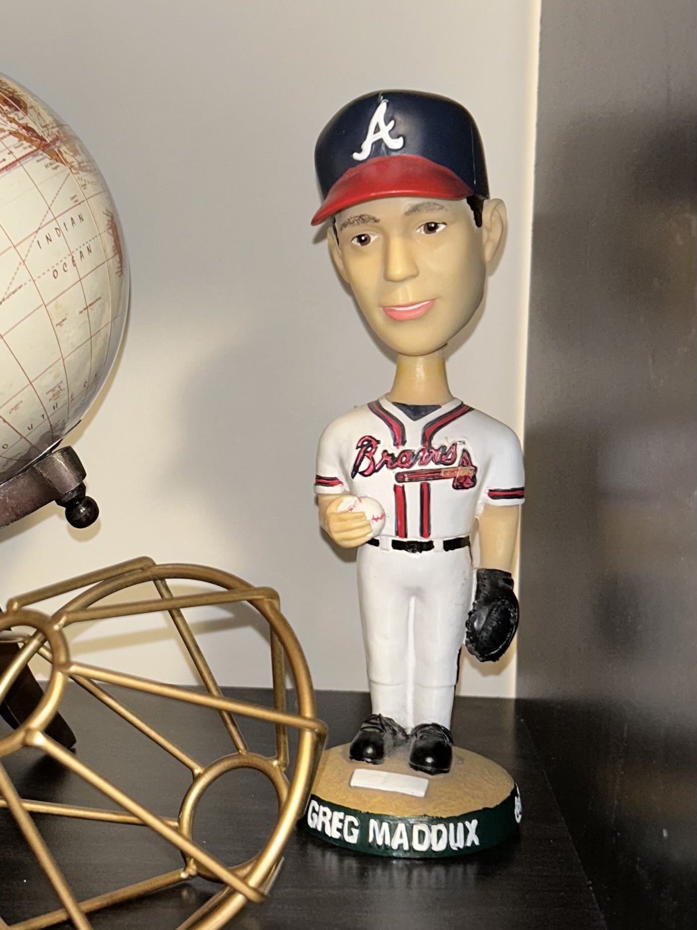 Most of his possessions were stolen, but not a Greg Maddux bobblehead
