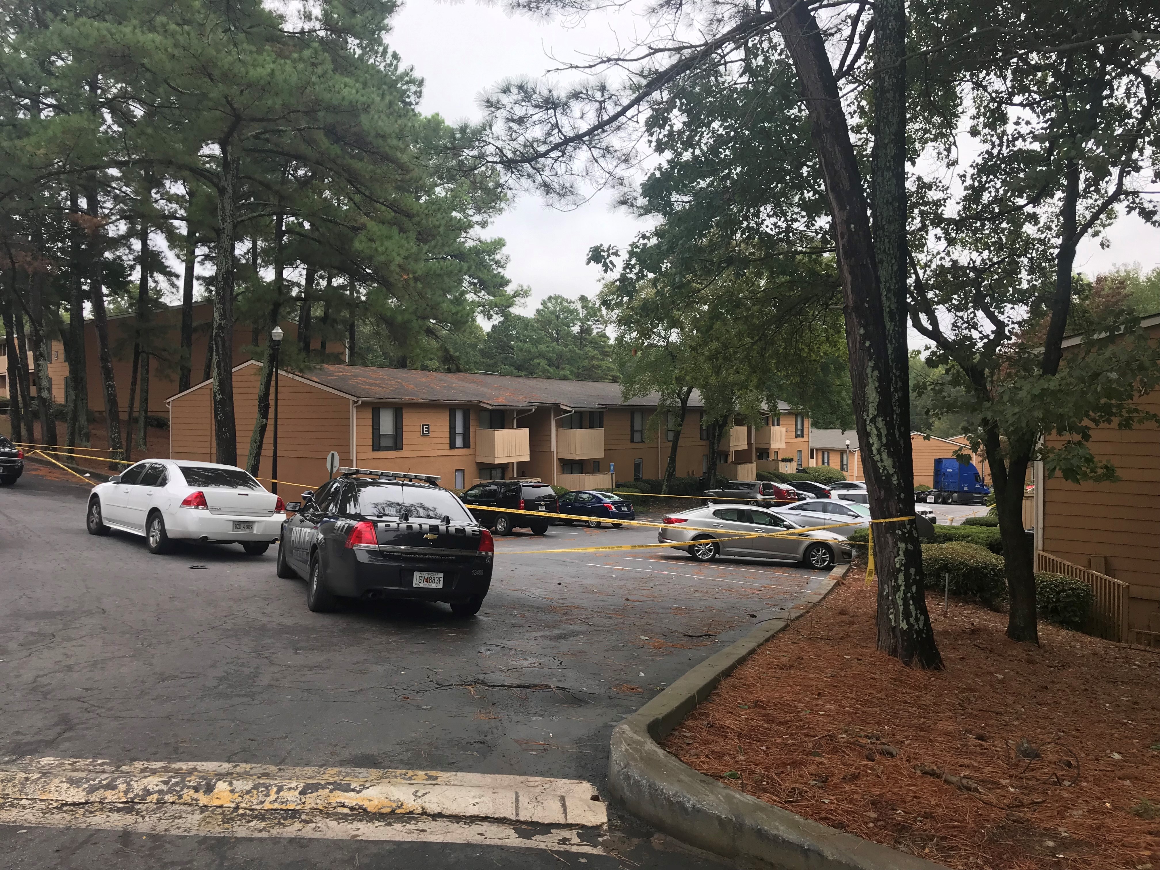 Witnesses told police there was a verbal dispute at the Aspen Woods Apartments on Flat Shoals Road before someone started shooting Oct. 20.