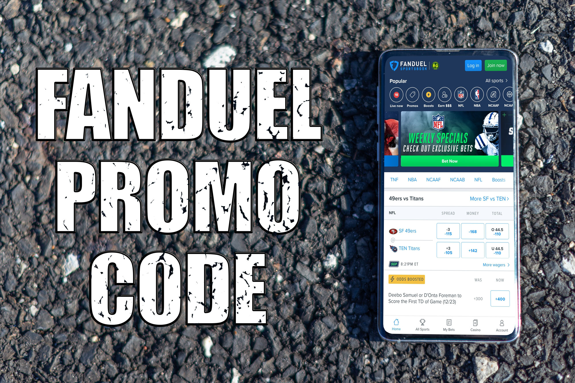 How to Bet $5, Win $200 at FanDuel Sportsbook on NFL Week 1 Games