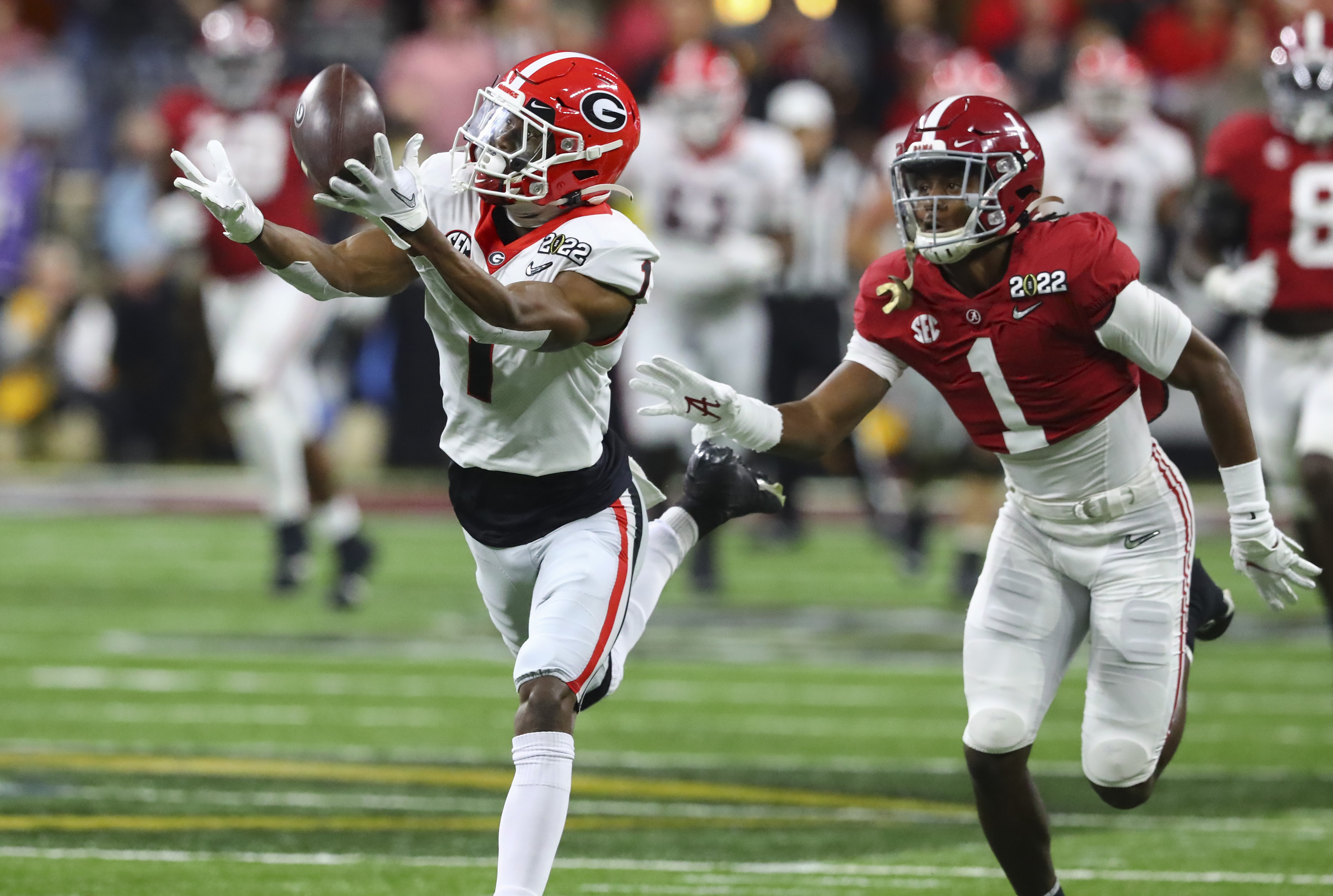 Georgia receiver George Pickens expected to take talents into 2022