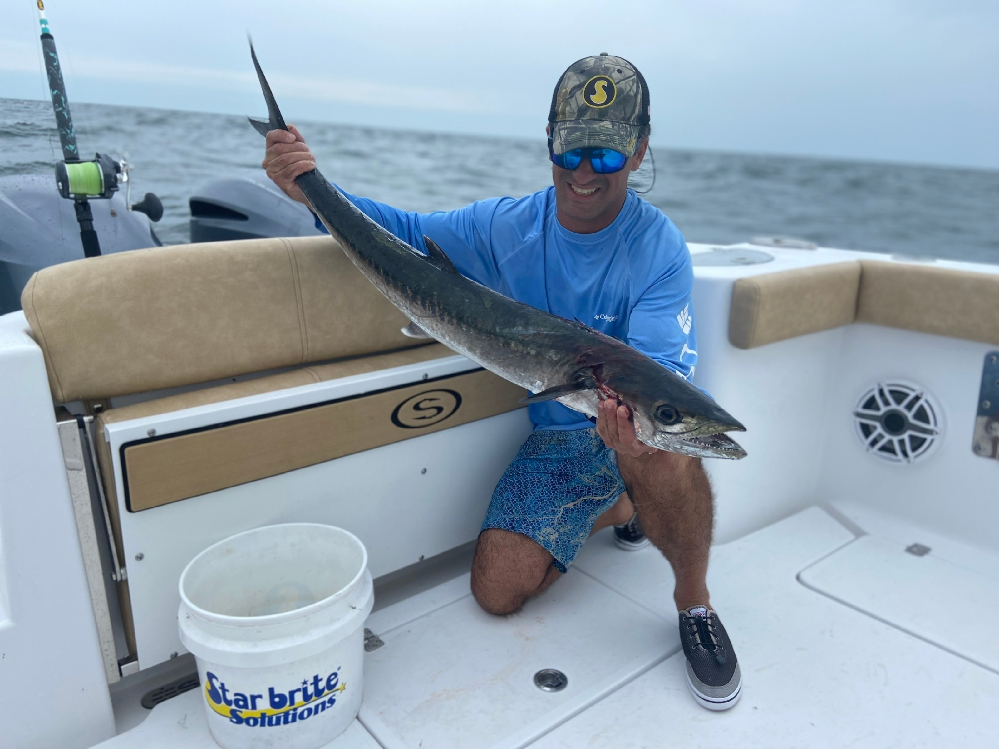 An angler catches a kingfish in Tybee Island.
Courtesy of American Fishing Charters