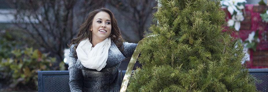 Lacey Chabert in Up TV holiday film 'The Tree That Saved Christmas' Nov. 30