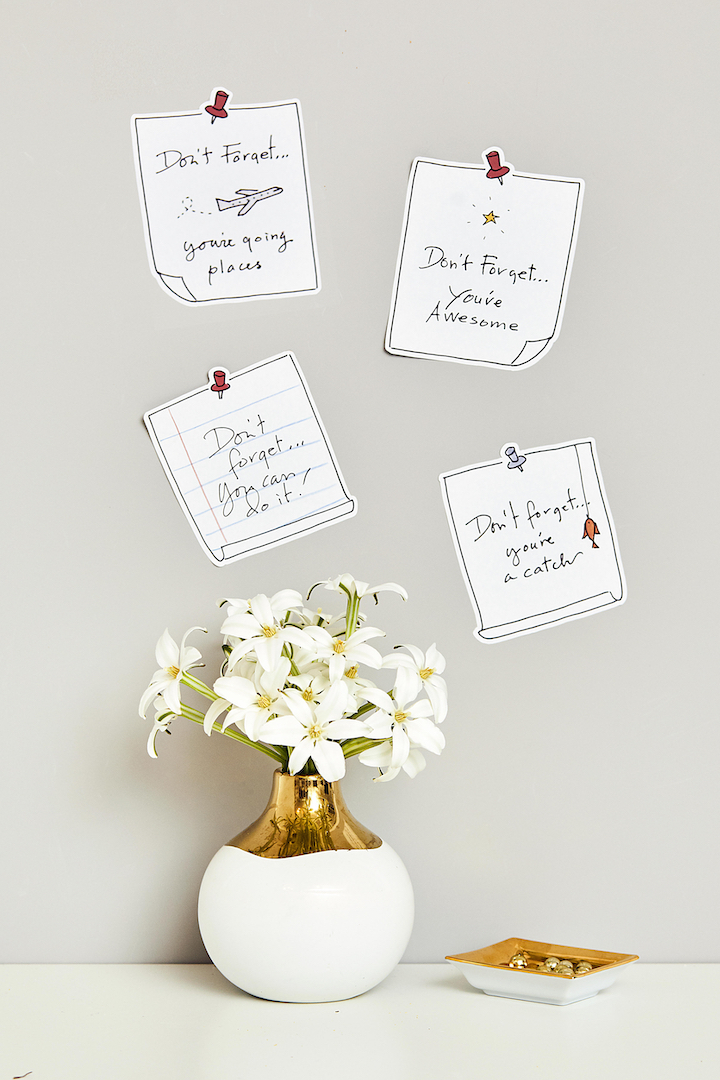 A favorite thing can be as simple as a reminder. This Christmas, a You're Awesome decal does the trick.
Courtesy of Chasing Paper/Darcy Miller