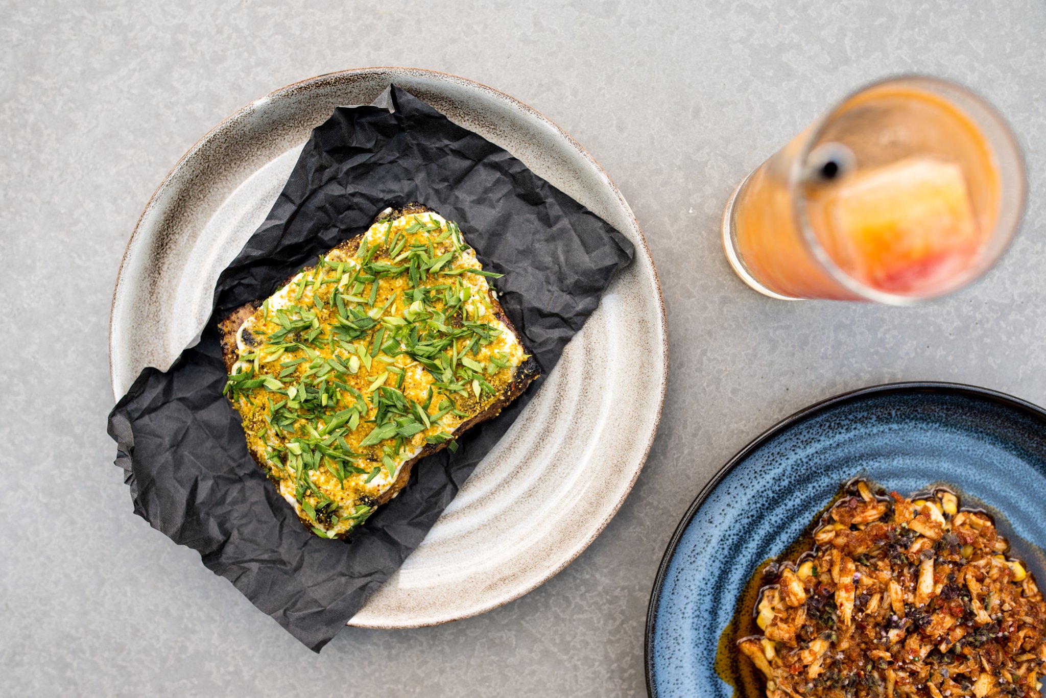 Lamb Ribs with Vadouvan and Cashew Yogurt. Photo credit- Mia Yakel.