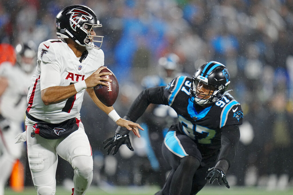 Panthers pound the Falcons in NFC South battle