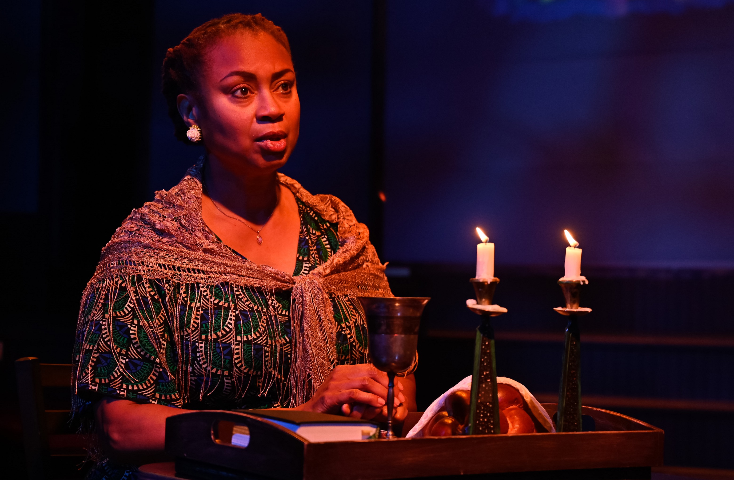 Olivia Dawson appears as the matriarch of an Atlanta family in “Square Blues” at Horizon Theatre.