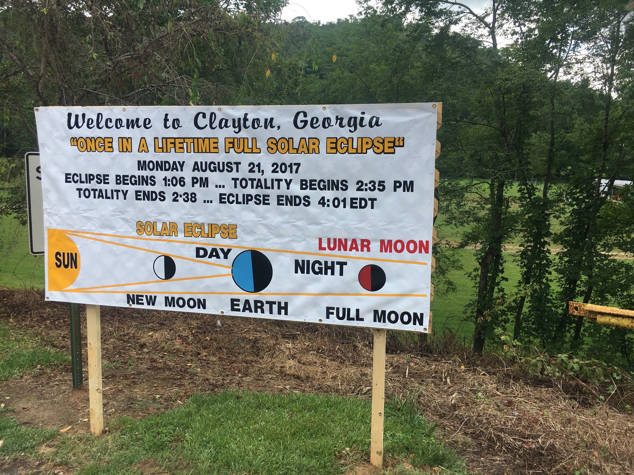 Small North Georgia towns like Clayton are in a prime spot to view the Aug. 21 solar eclipse. CONTRIBUTED BY MOODY BARRICK