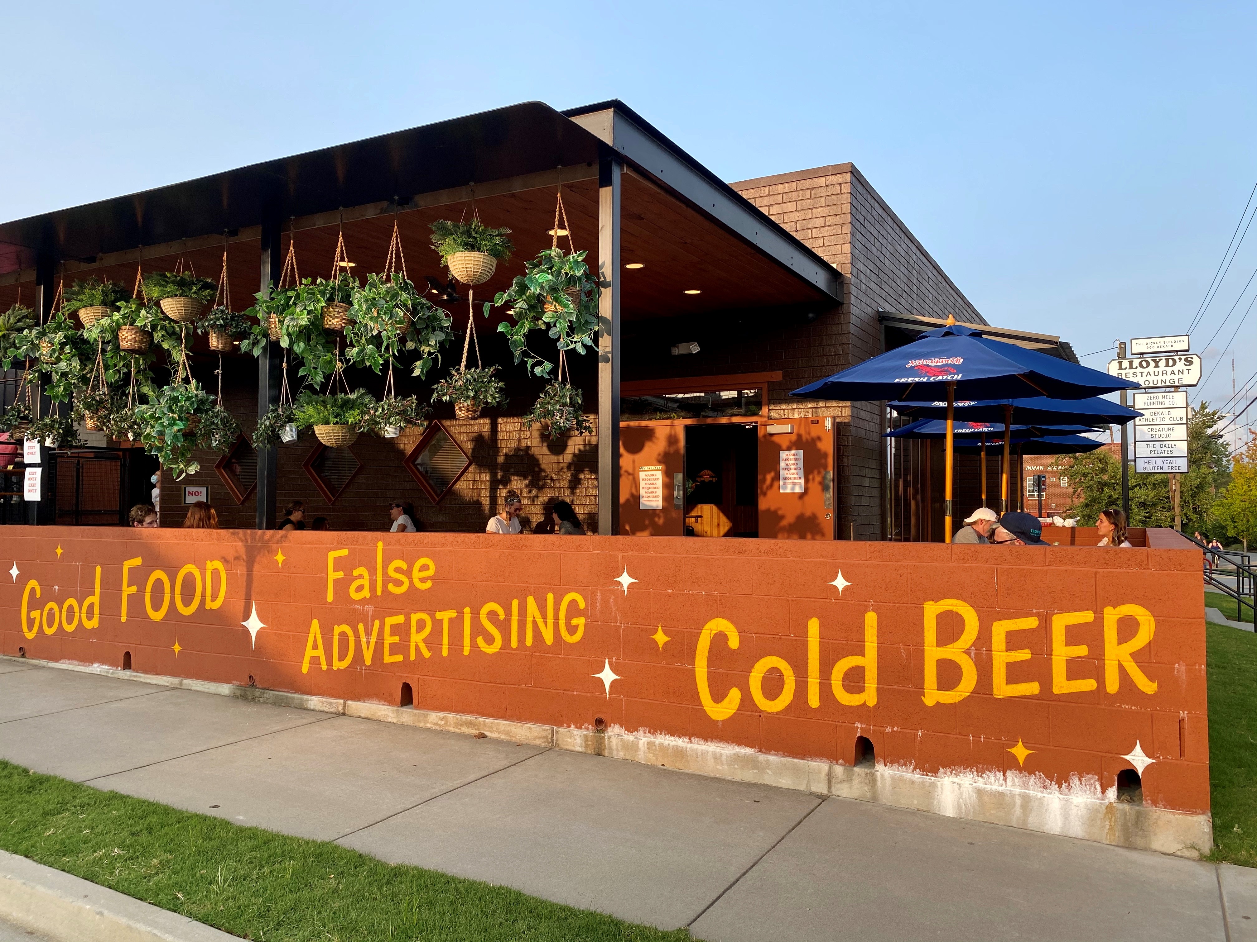 LLoyd’s Restaurant & Lounge is trying to re-create its dive-bar vibe outdoors. Wendell Brock for The Atlanta Journal-Constitution