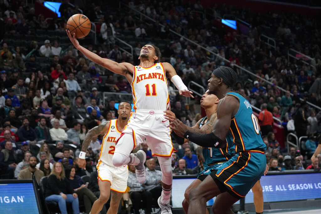 Young, Hawks set for matchup against the Pistons