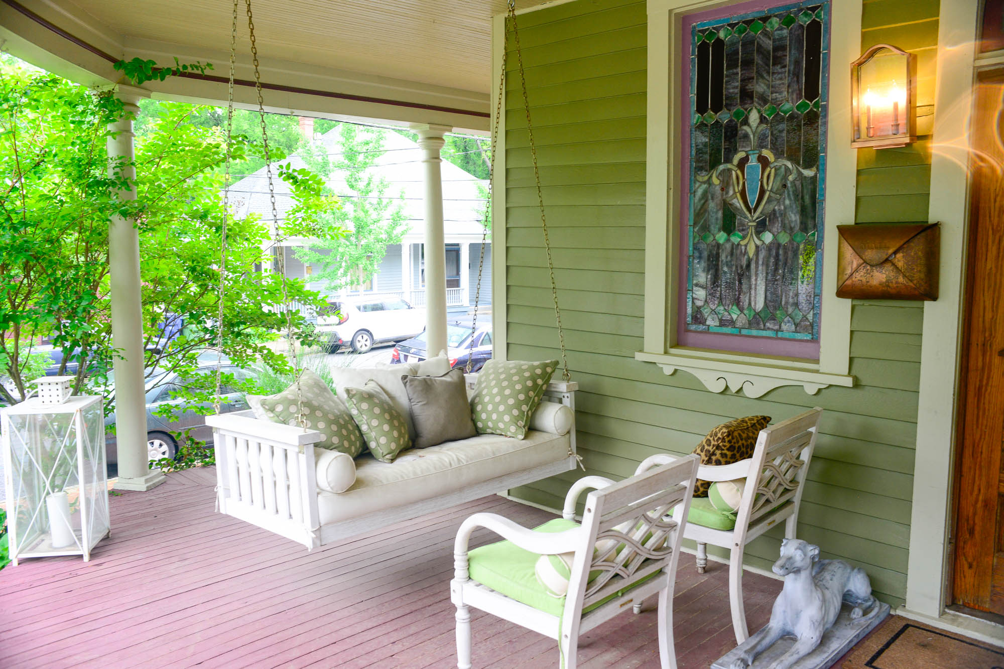 Our dream house must-haves include: a porch, rocking chair…and