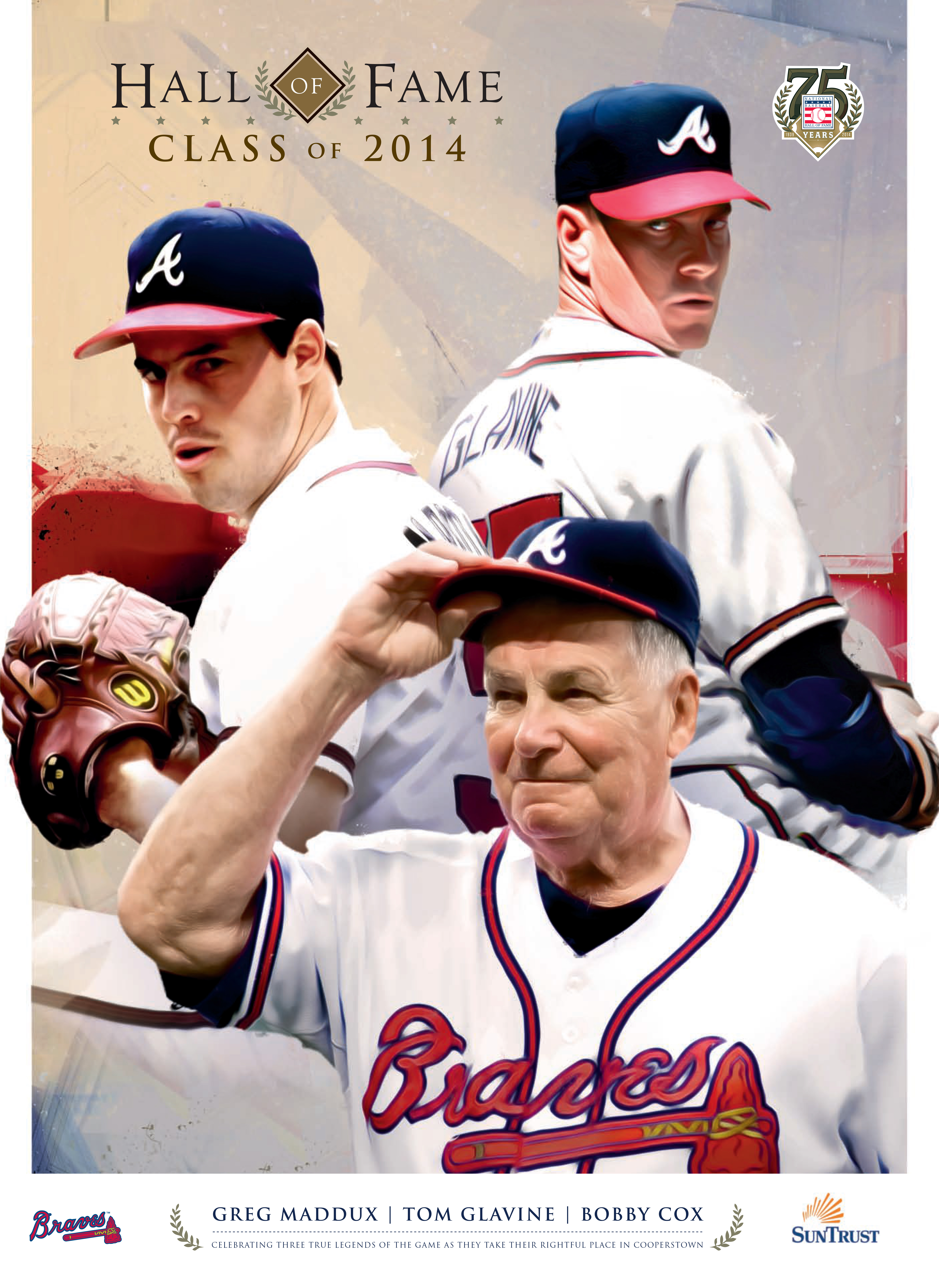 Tom Glavine - Atlanta Braves World Series Poster by Michael