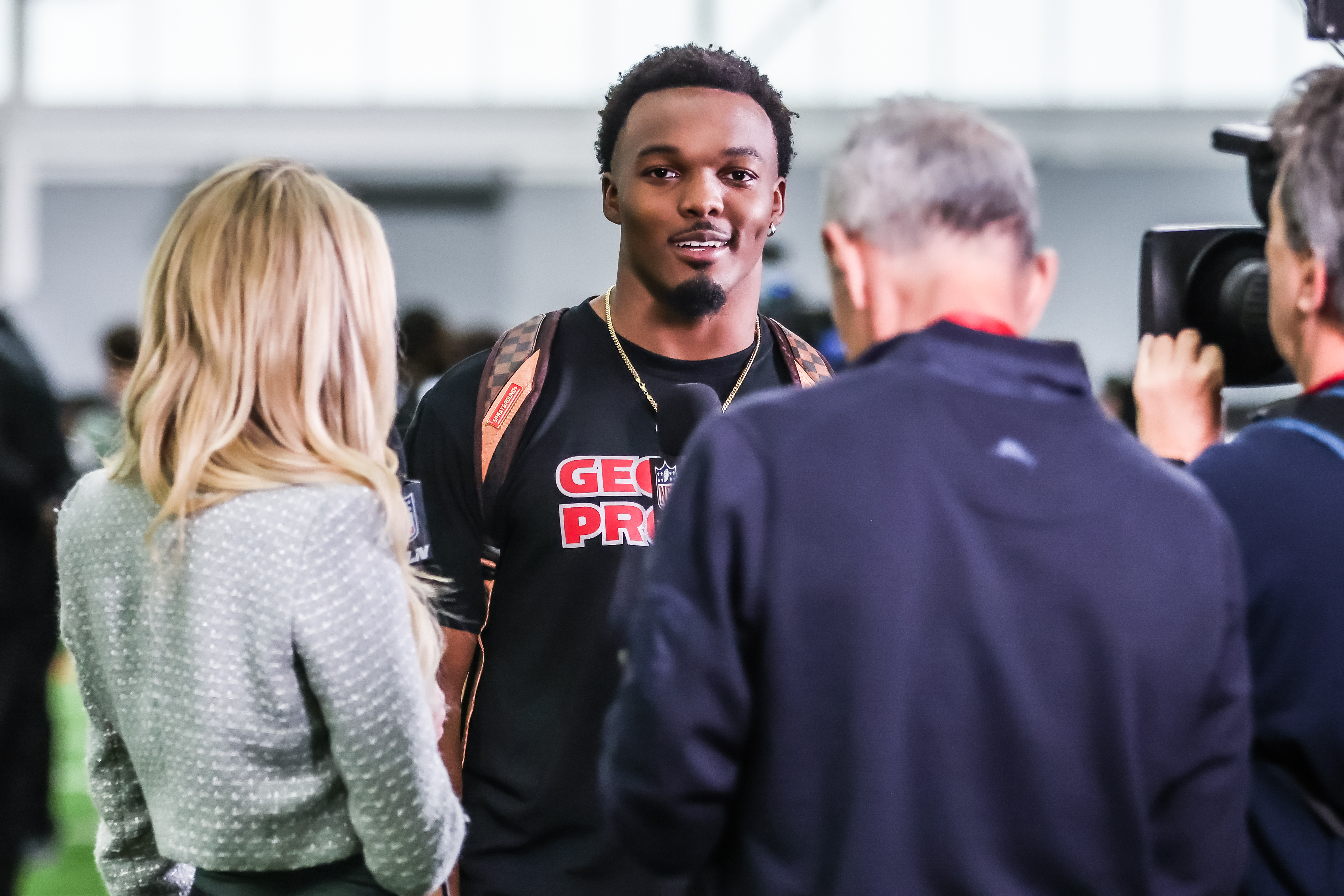 Pec strain' limits Nakobe Dean's participation at UGA's Pro Day