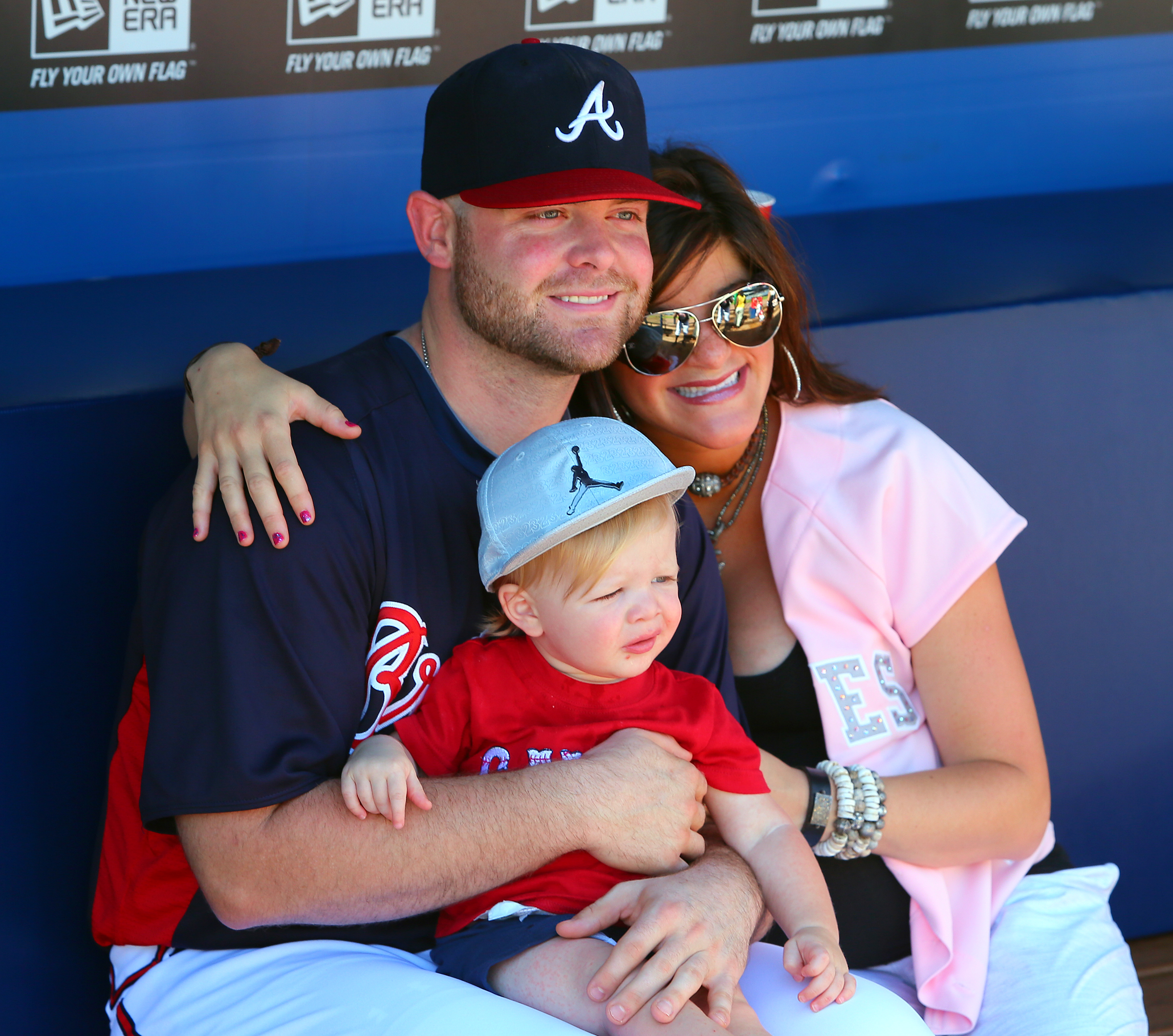 Atlanta Braves News Now - Brian McCann and his wife, Ashley, pose