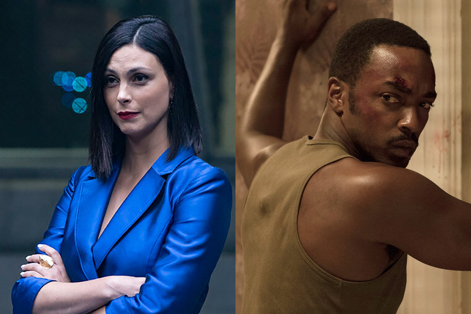 Anthony Mackie, Morena Baccarin in Atlanta for post-apocalyptic thriller  'Elevation'